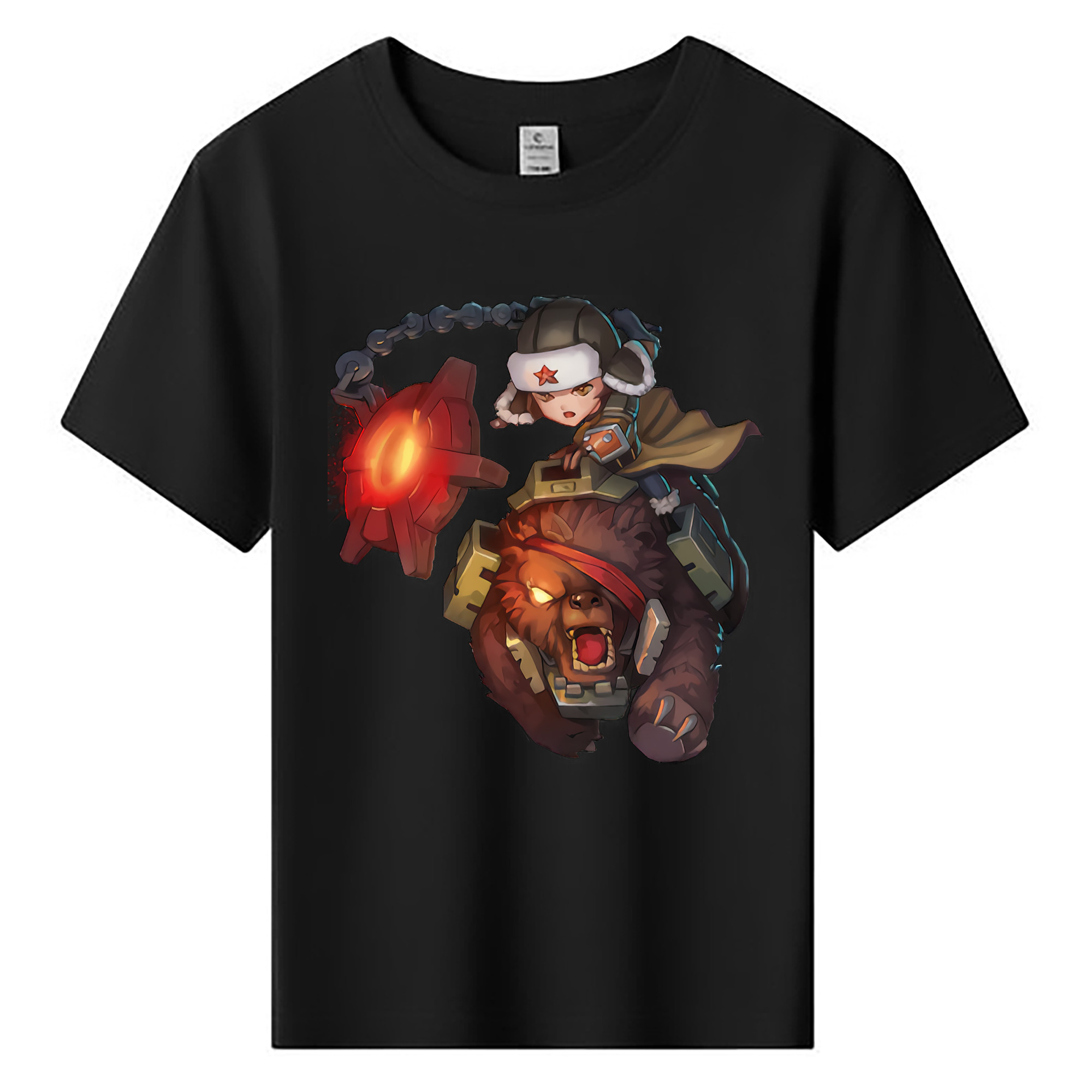 （画像用） リーグ・オブ・レジェンド League of Legends LOL 綿100％キッズTシャツ（フロントプリント）
