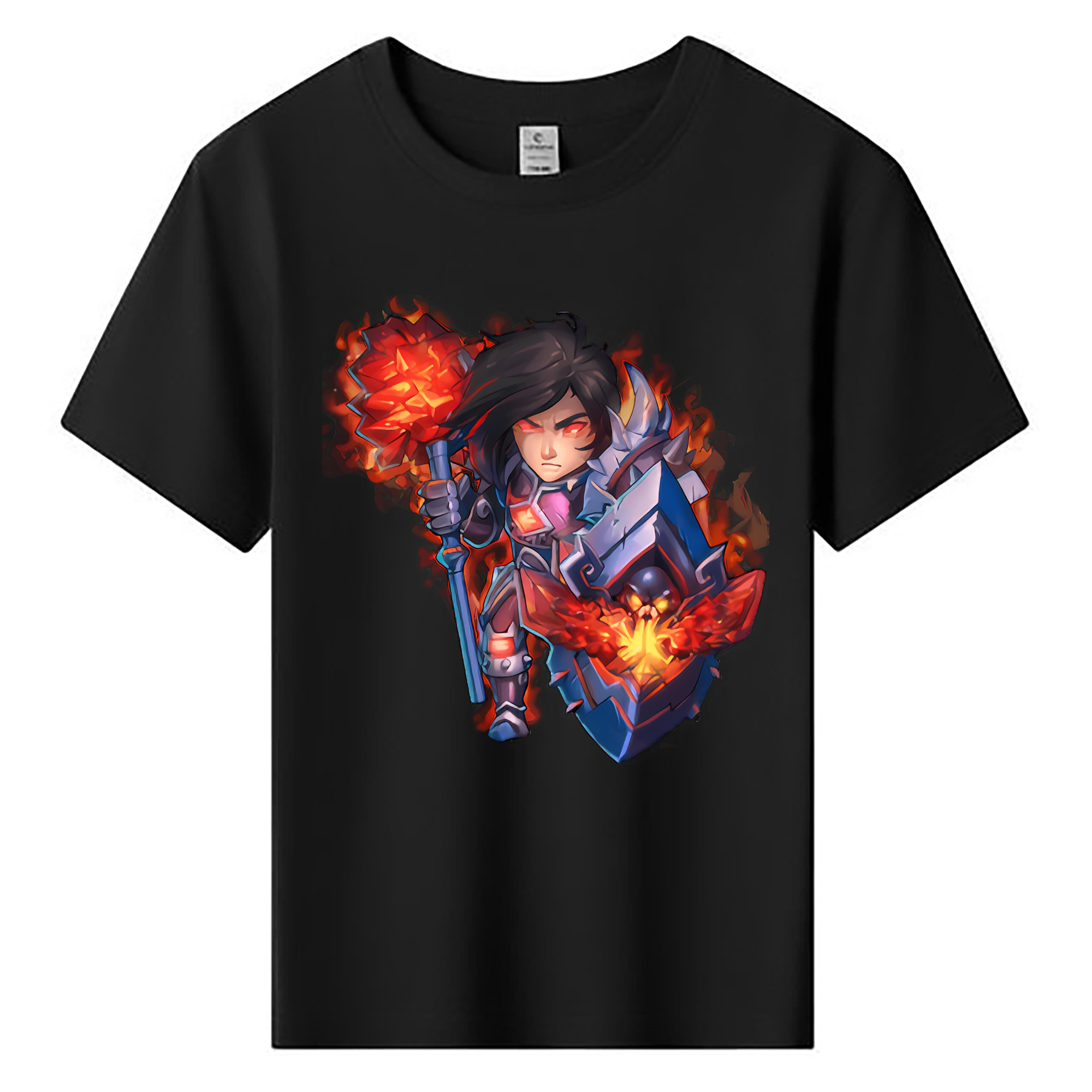 （画像用） リーグ・オブ・レジェンド League of Legends LOL 綿100％キッズTシャツ（フロントプリント）