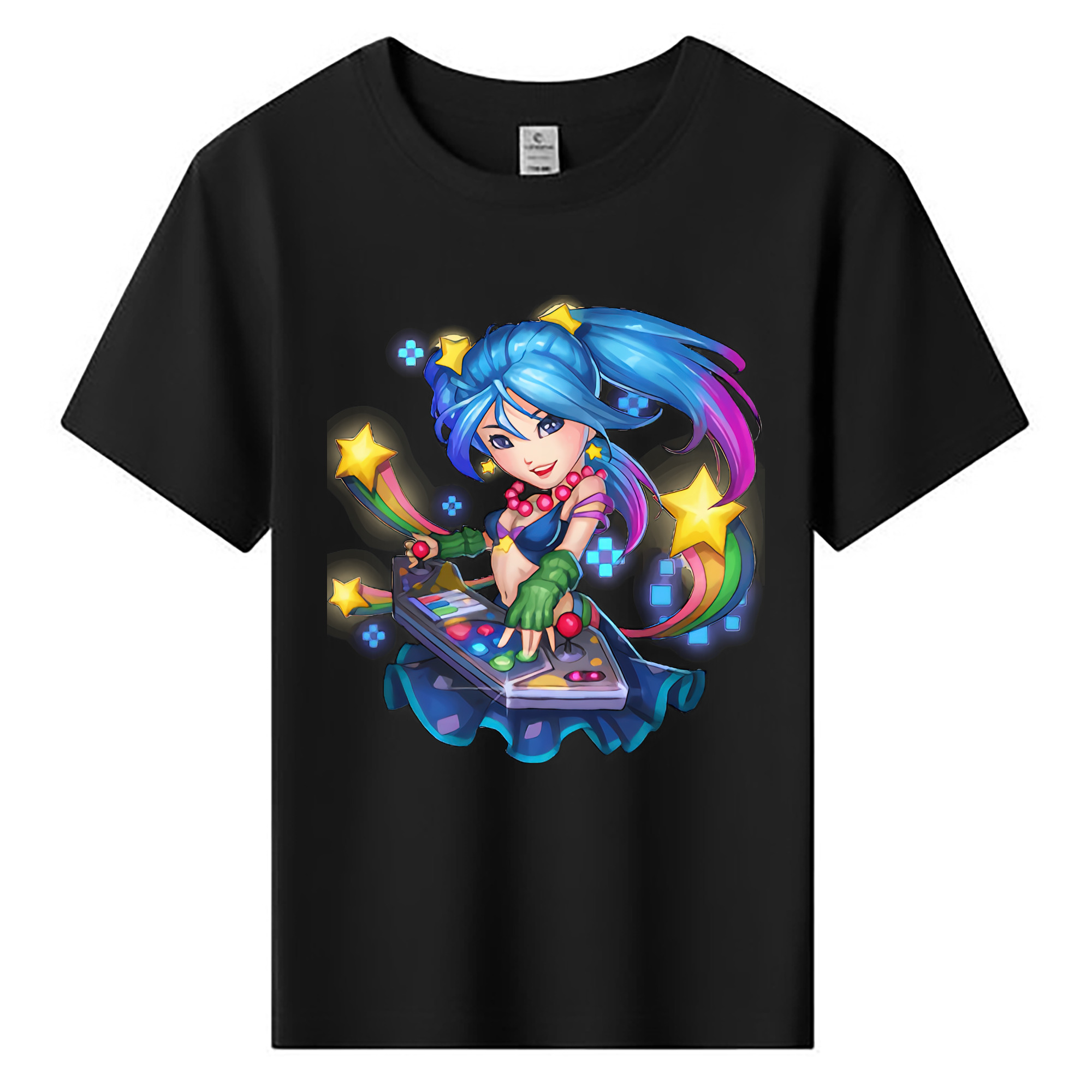 （画像用） リーグ・オブ・レジェンド League of Legends LOL 綿100％キッズTシャツ（フロントプリント）