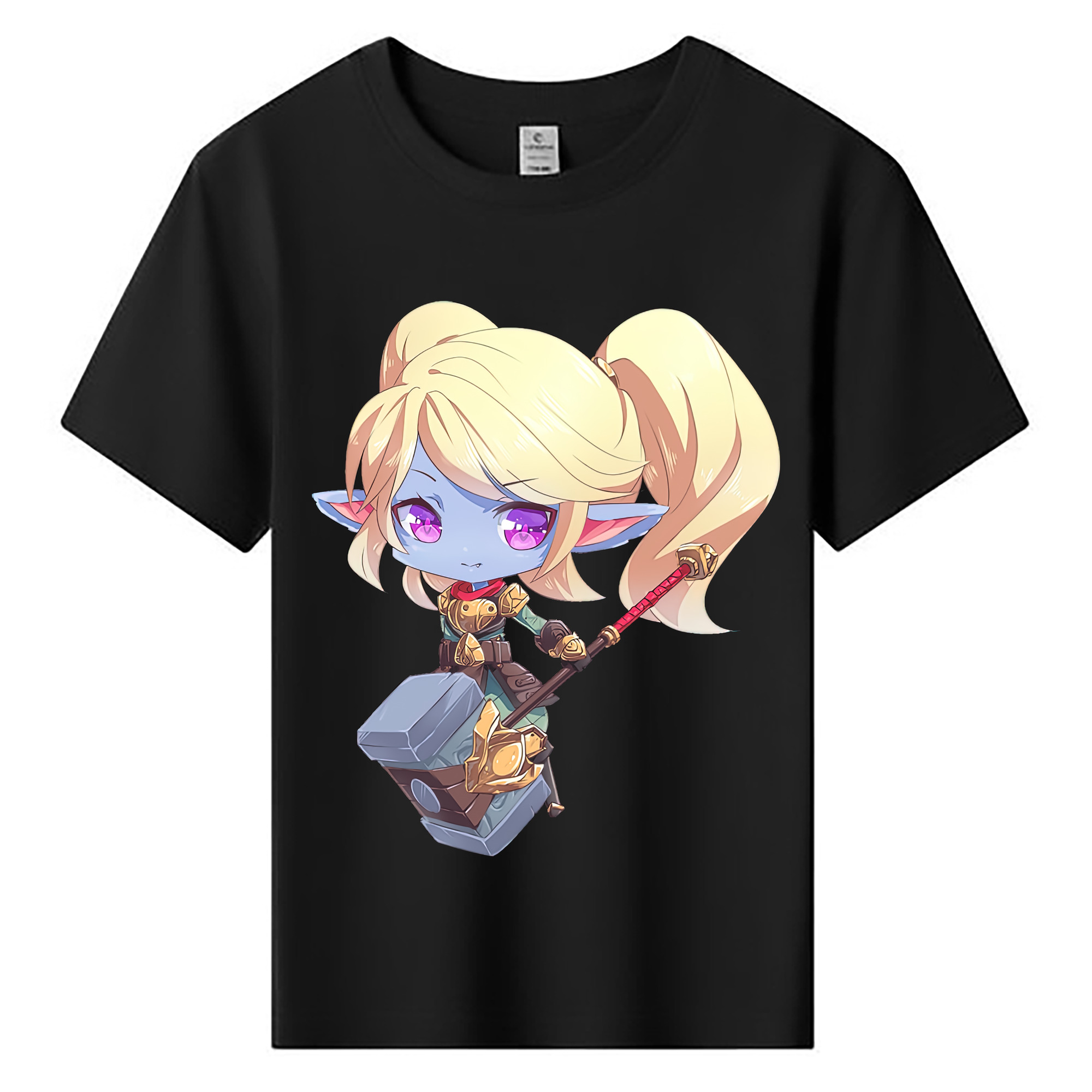 （画像用） リーグ・オブ・レジェンド League of Legends LOL 綿100％キッズTシャツ（フロントプリント）