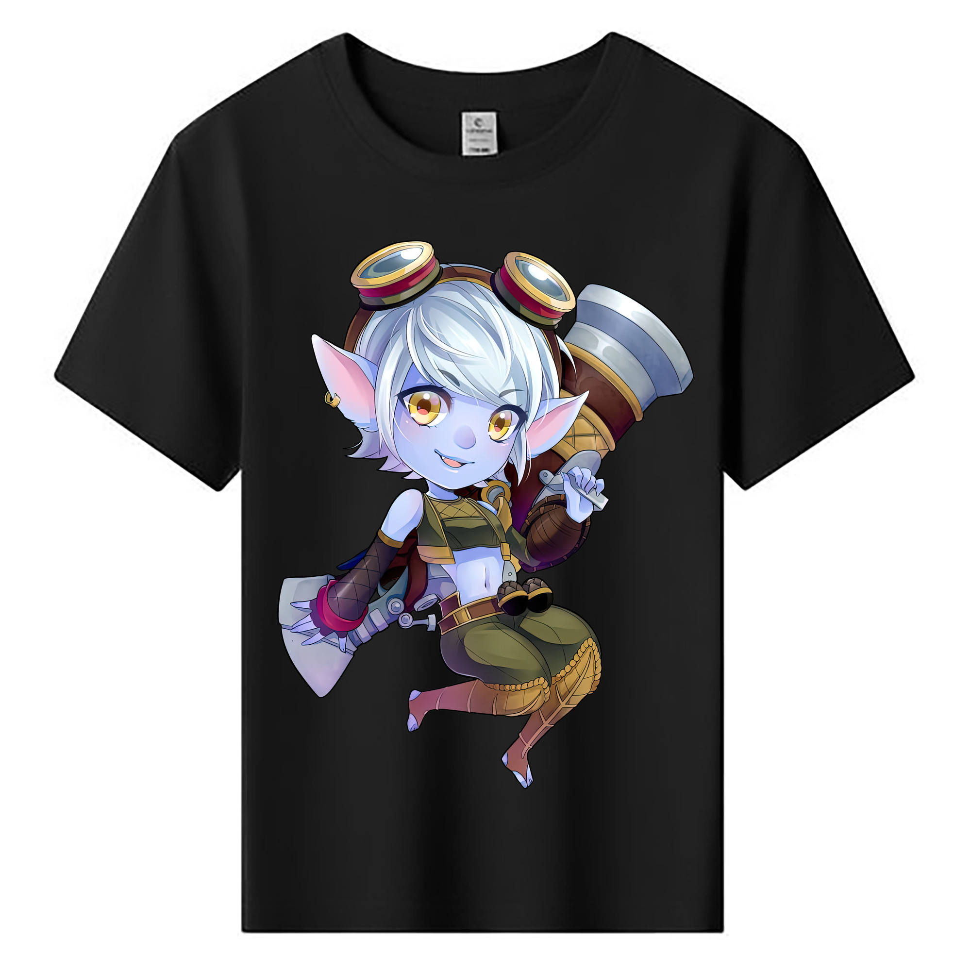 （画像用） リーグ・オブ・レジェンド League of Legends LOL 綿100％キッズTシャツ（フロントプリント）