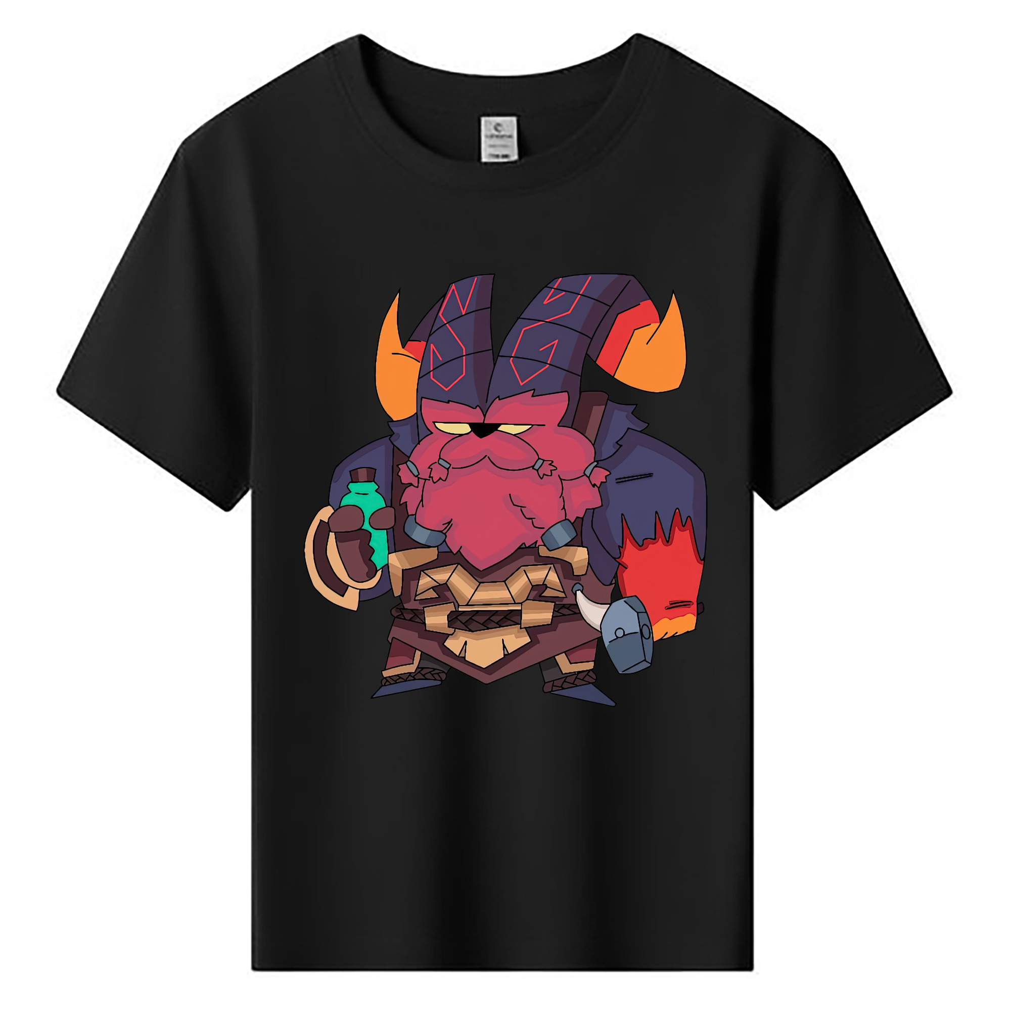 （画像用） リーグ・オブ・レジェンド League of Legends LOL 綿100％キッズTシャツ（フロントプリント）