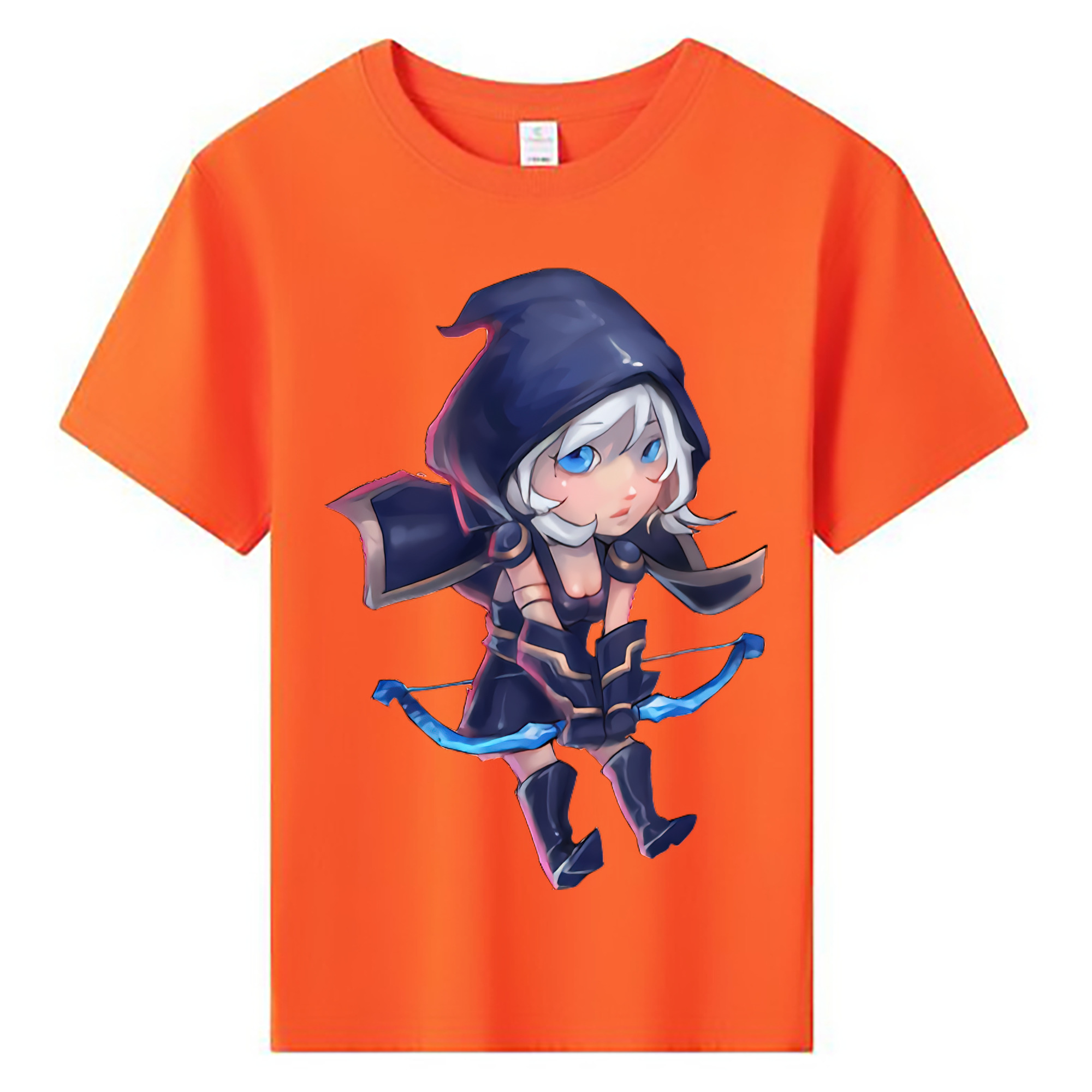 （画像用） リーグ・オブ・レジェンド League of Legends LOL 綿100％キッズTシャツ（フロントプリント）