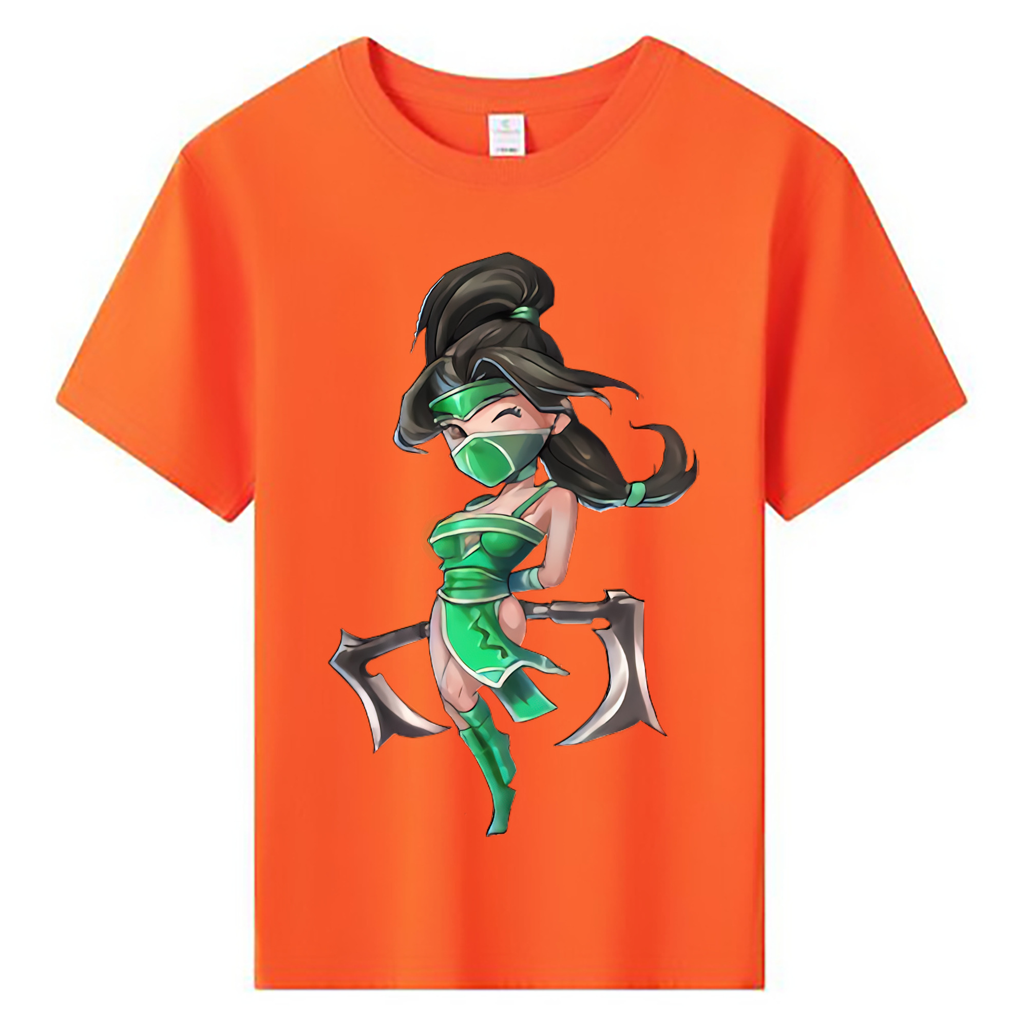 （画像用） リーグ・オブ・レジェンド League of Legends LOL 綿100％キッズTシャツ（フロントプリント）