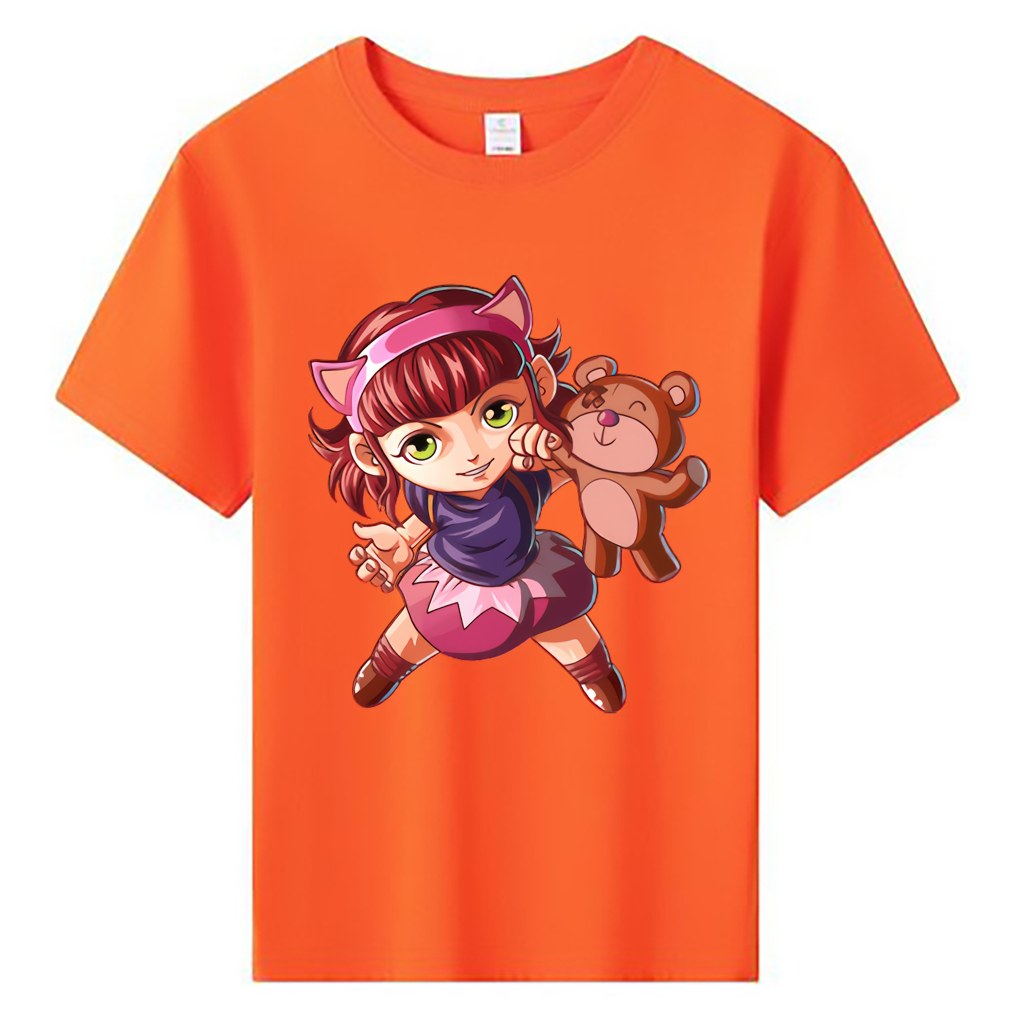 （画像用） リーグ・オブ・レジェンド League of Legends LOL 綿100％キッズTシャツ（フロントプリント）