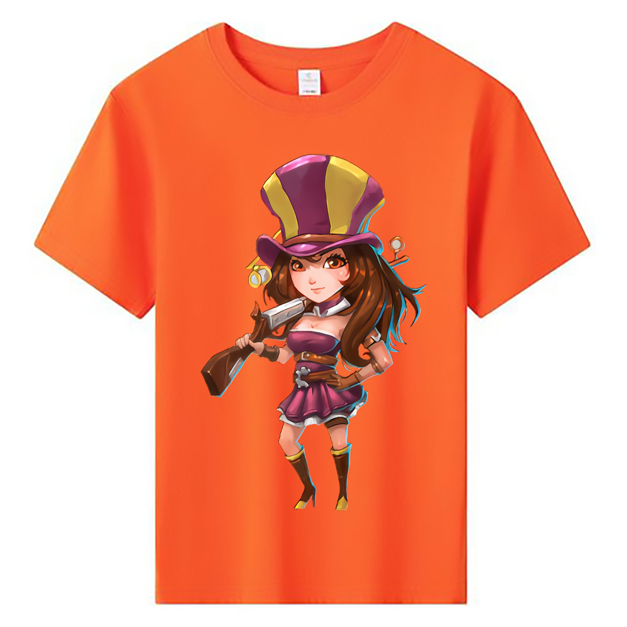 （画像用） リーグ・オブ・レジェンド League of Legends LOL 綿100％キッズTシャツ（フロントプリント）