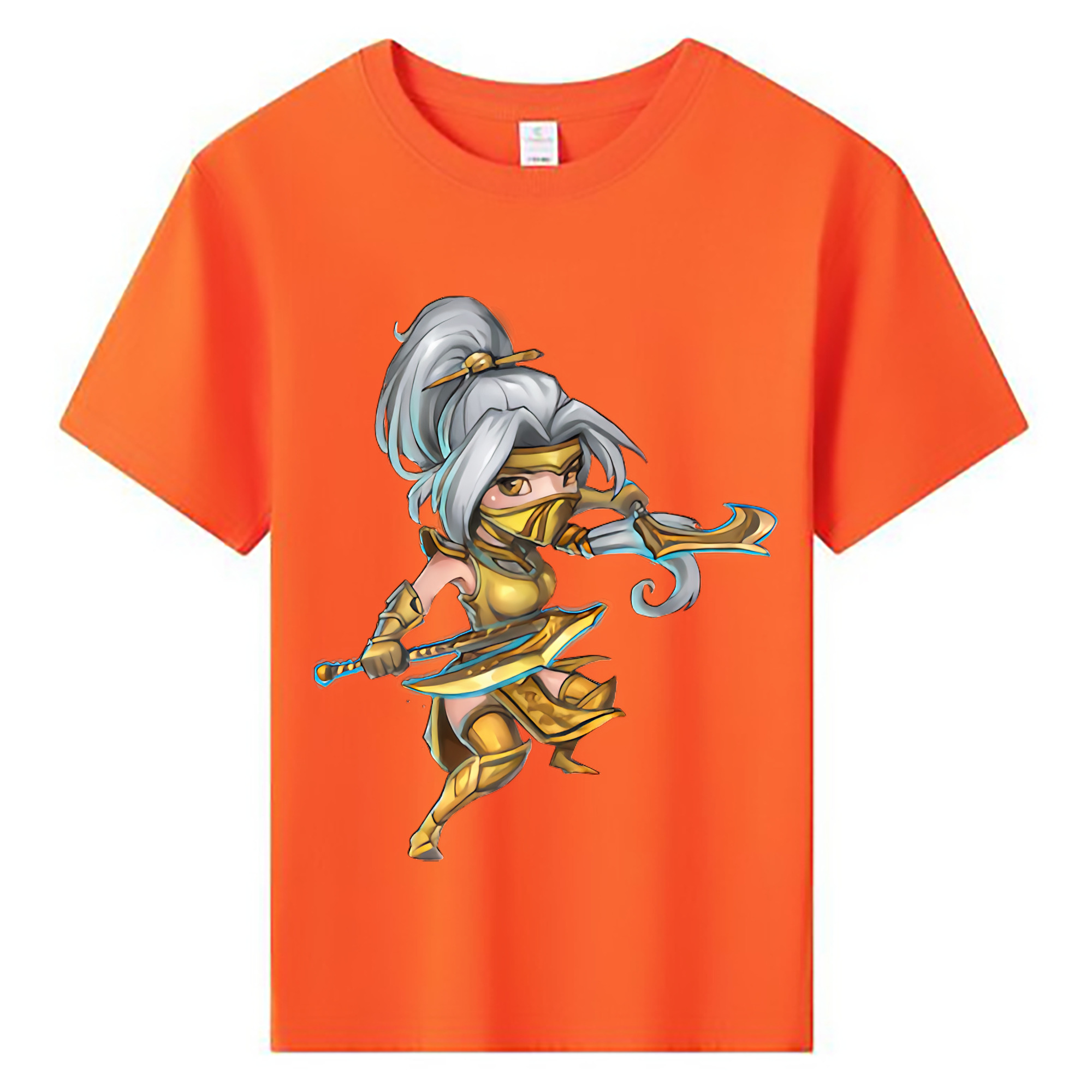 （画像用） リーグ・オブ・レジェンド League of Legends LOL 綿100％キッズTシャツ（フロントプリント）