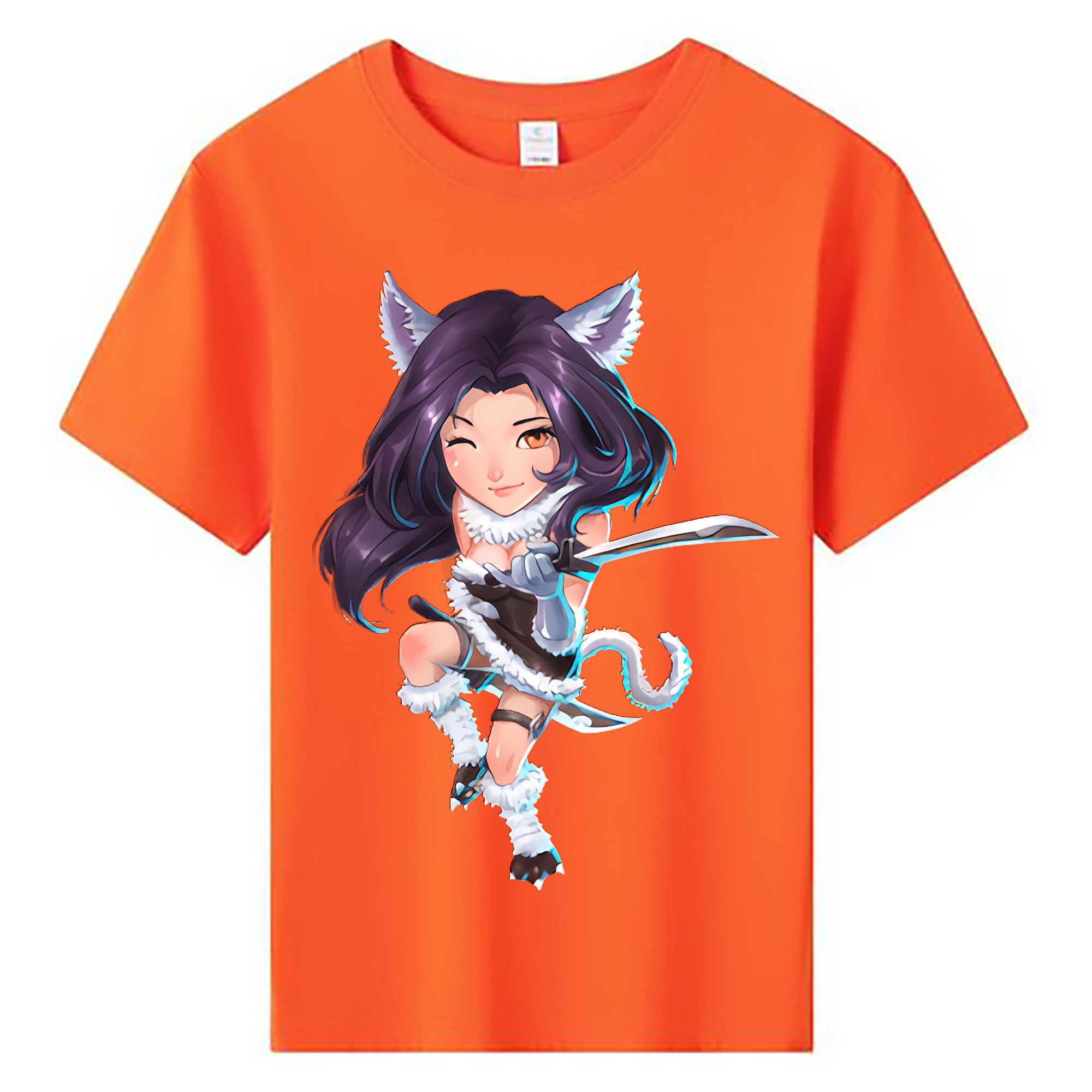 （画像用） リーグ・オブ・レジェンド League of Legends LOL 綿100％キッズTシャツ（フロントプリント）