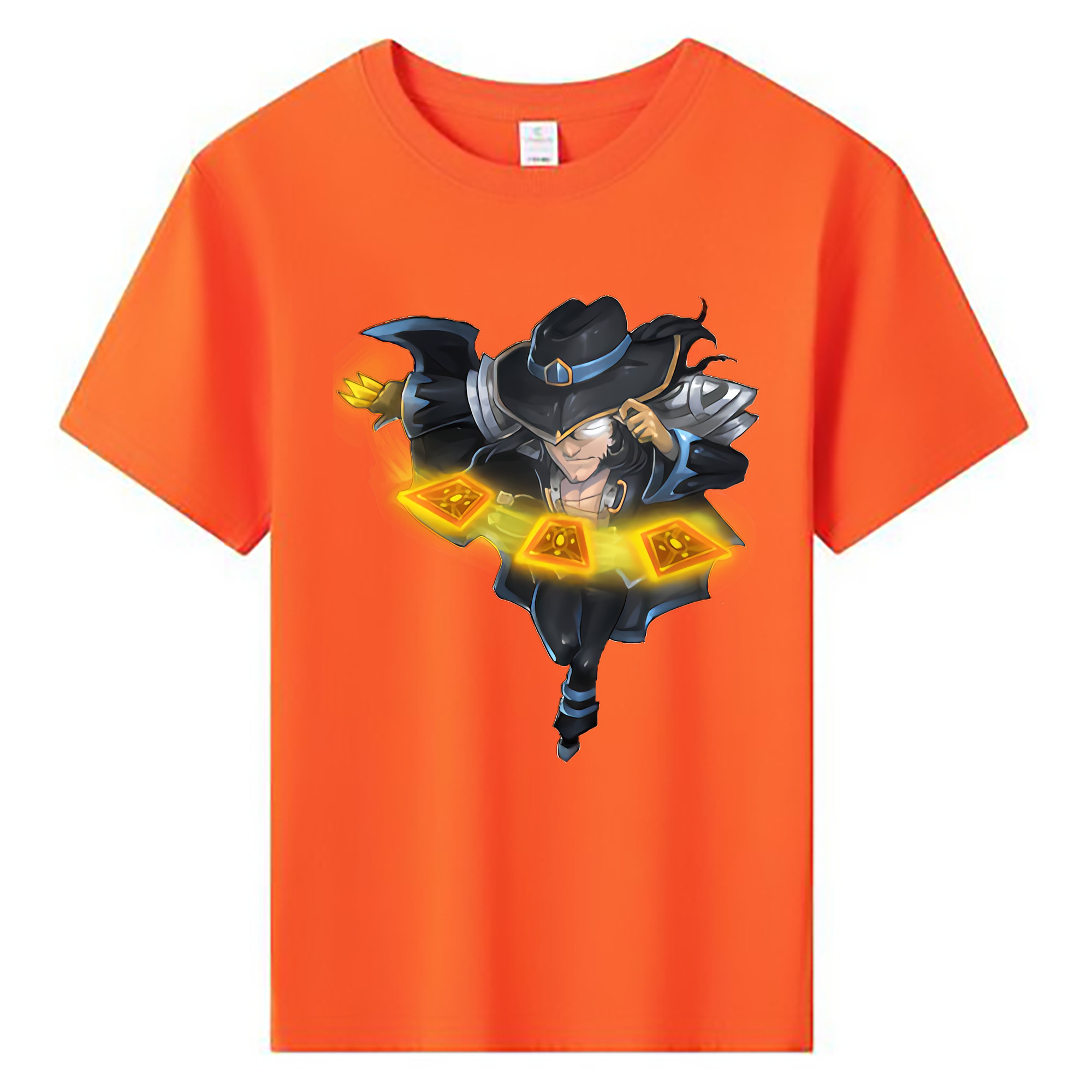 （画像用） リーグ・オブ・レジェンド League of Legends LOL 綿100％キッズTシャツ（フロントプリント）
