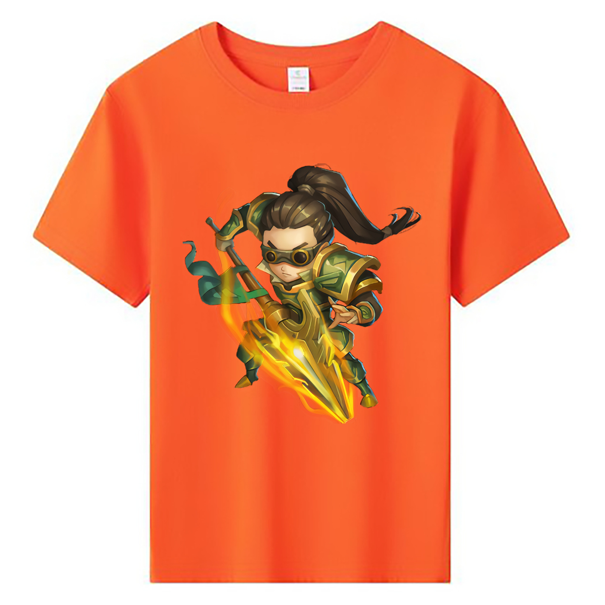 （画像用） リーグ・オブ・レジェンド League of Legends LOL 綿100％キッズTシャツ（フロントプリント）
