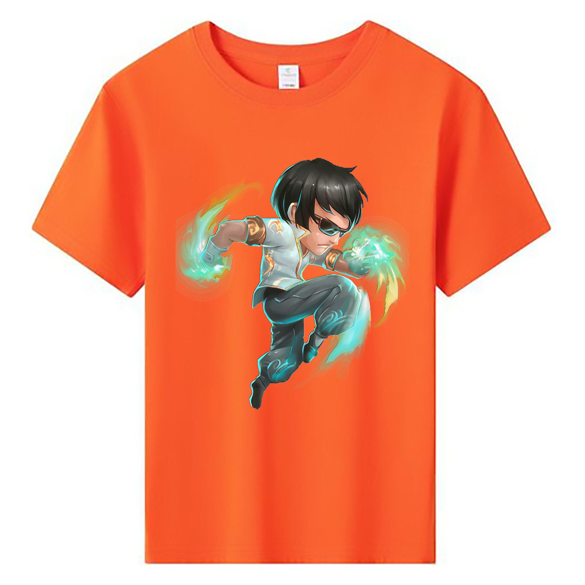 （画像用） リーグ・オブ・レジェンド League of Legends LOL 綿100％キッズTシャツ（フロントプリント）