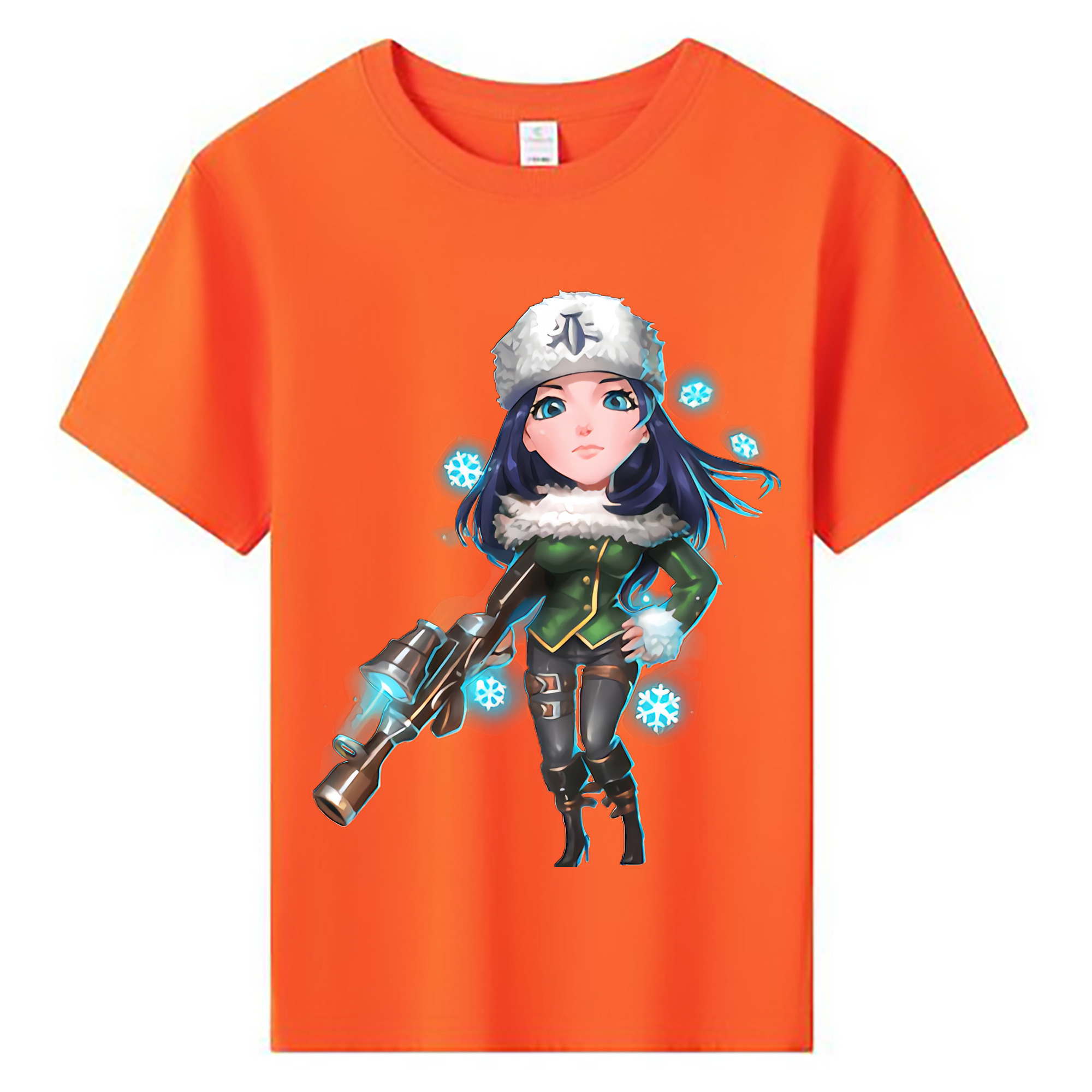 （画像用） リーグ・オブ・レジェンド League of Legends LOL 綿100％キッズTシャツ（フロントプリント）