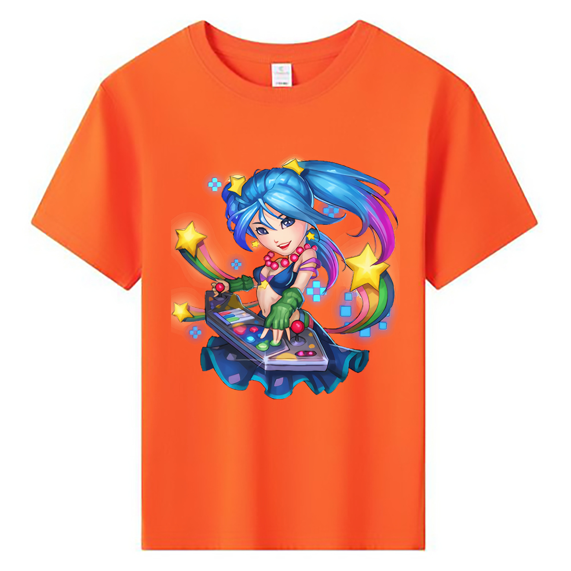 （画像用） リーグ・オブ・レジェンド League of Legends LOL 綿100％キッズTシャツ（フロントプリント）