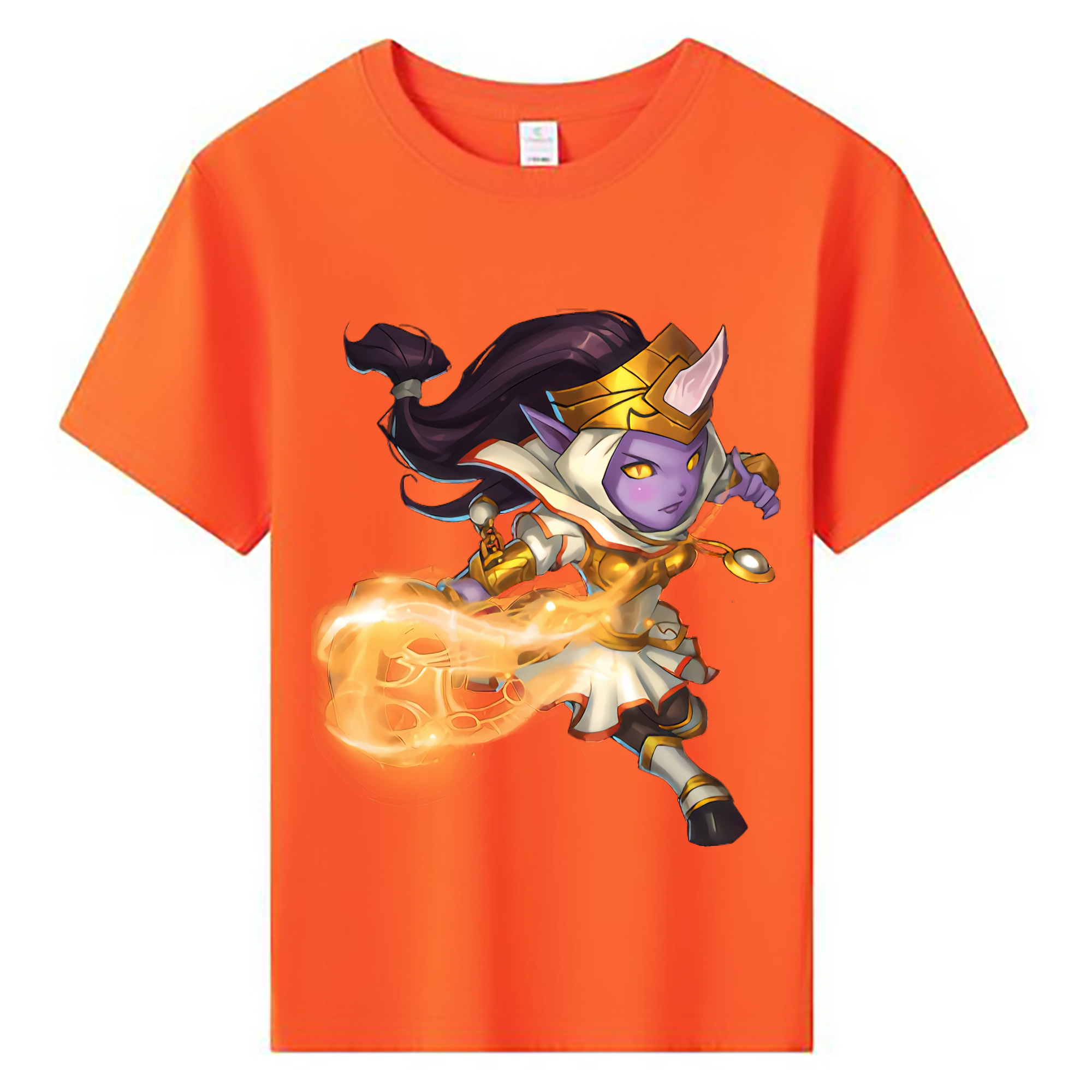 （画像用） リーグ・オブ・レジェンド League of Legends LOL 綿100％キッズTシャツ（フロントプリント）