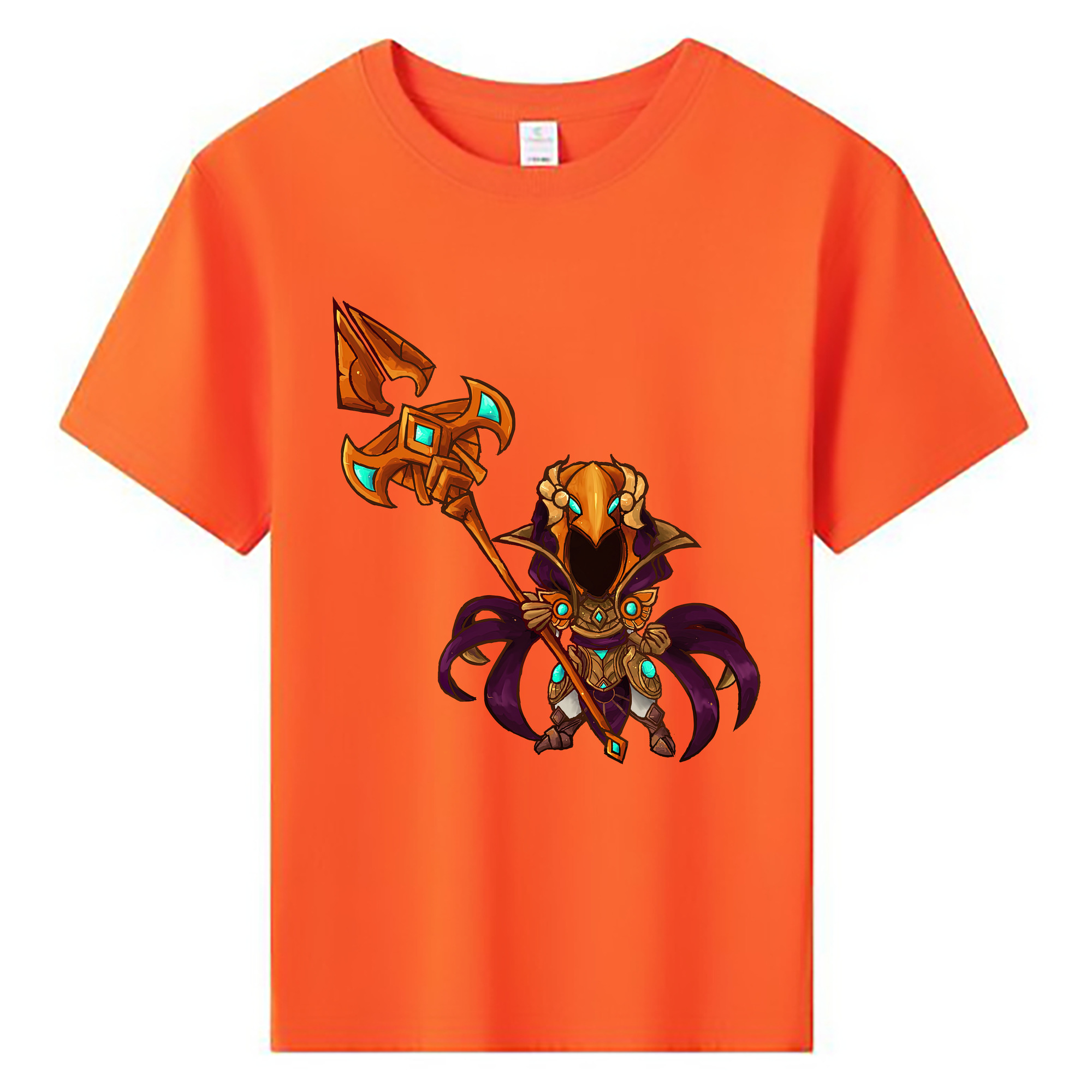 （画像用） リーグ・オブ・レジェンド League of Legends LOL 綿100％キッズTシャツ（フロントプリント）