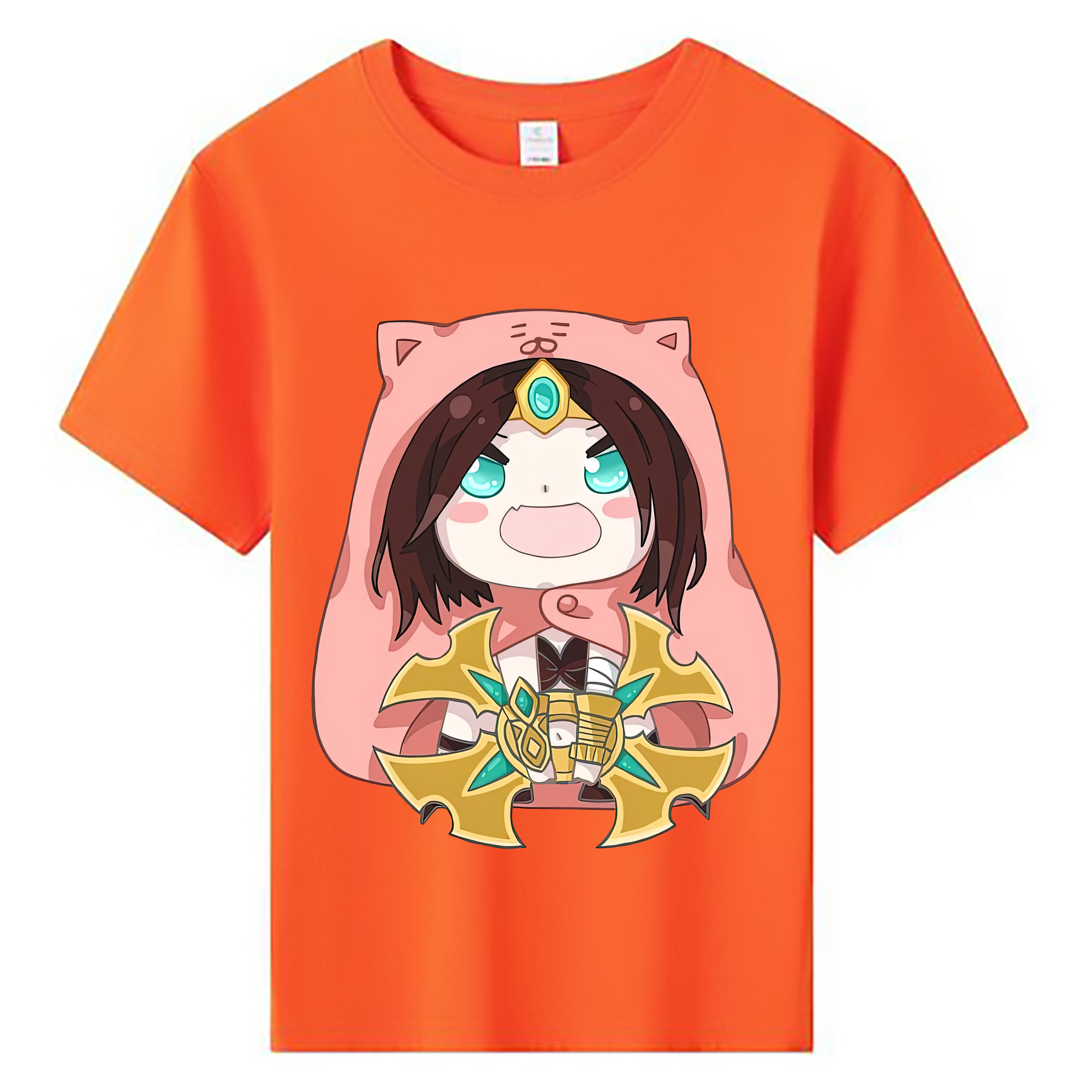 （画像用） リーグ・オブ・レジェンド League of Legends LOL 綿100％キッズTシャツ（フロントプリント）