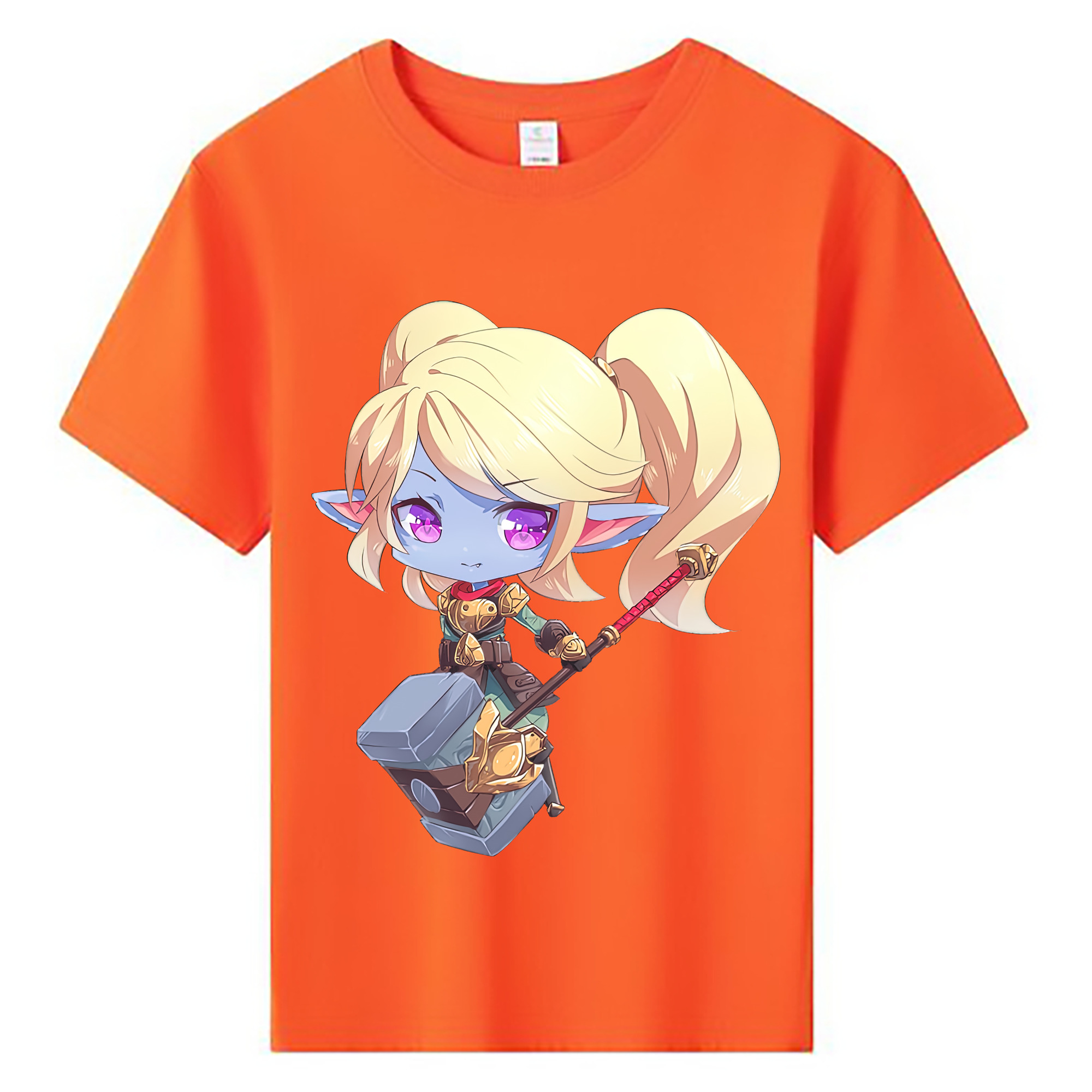 （画像用） リーグ・オブ・レジェンド League of Legends LOL 綿100％キッズTシャツ（フロントプリント）