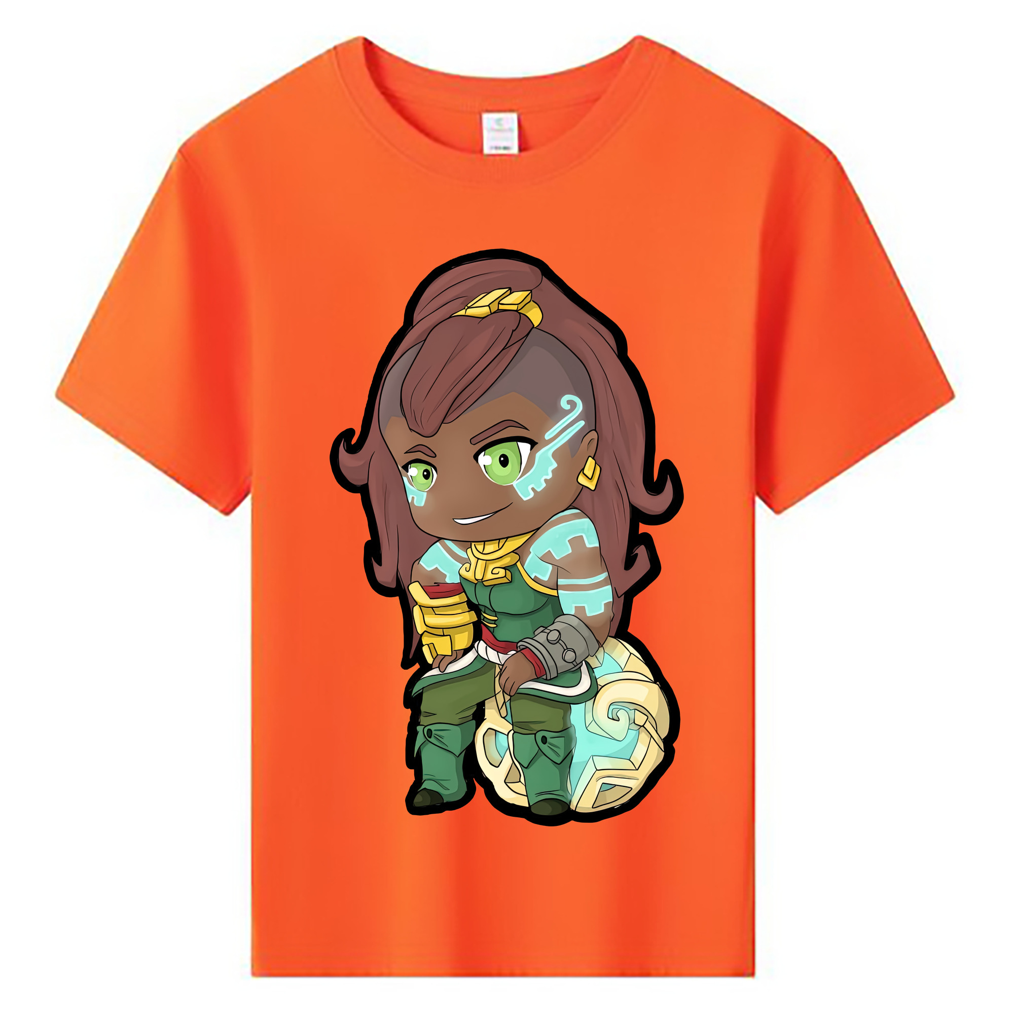 （画像用） リーグ・オブ・レジェンド League of Legends LOL 綿100％キッズTシャツ（フロントプリント）