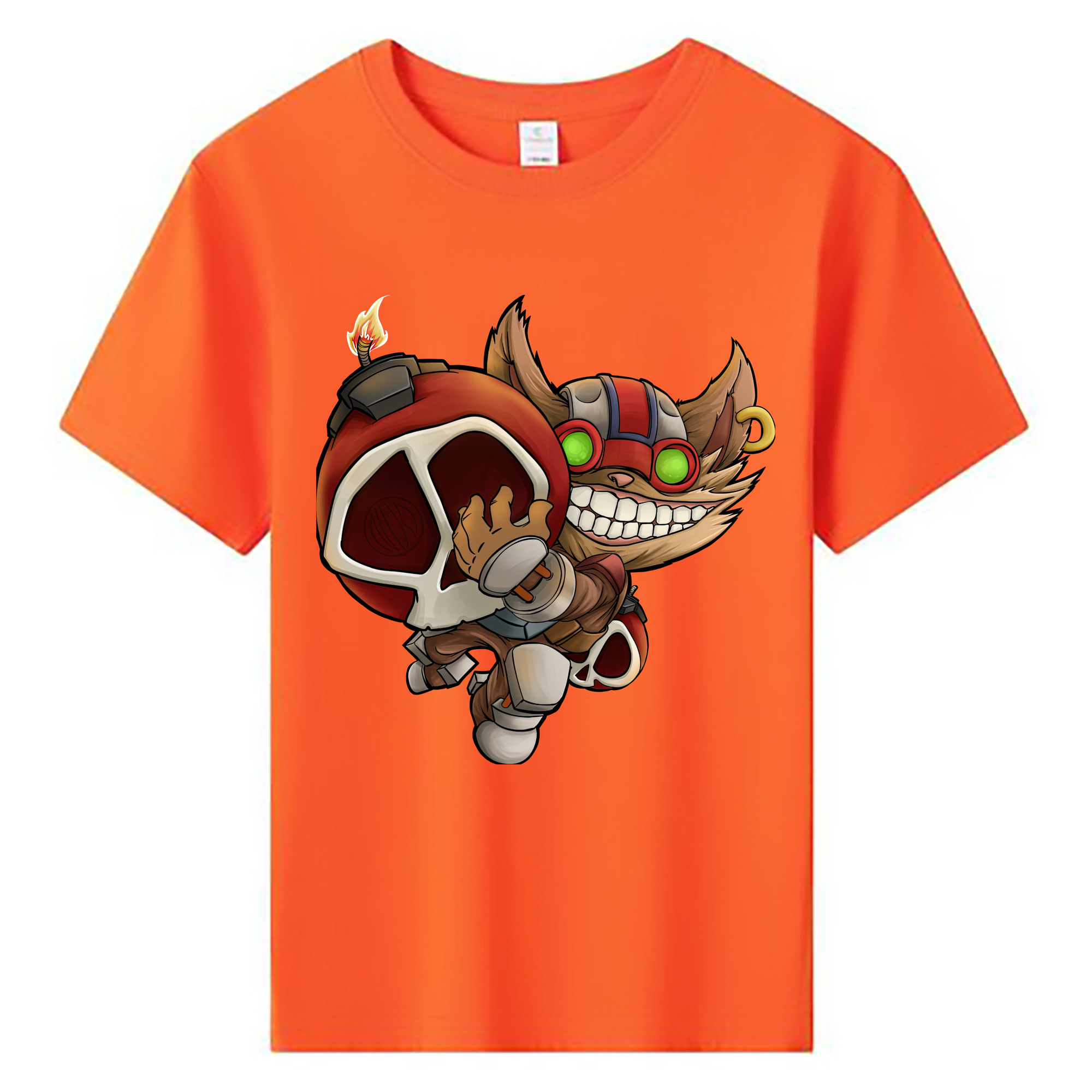 （画像用） リーグ・オブ・レジェンド League of Legends LOL 綿100％キッズTシャツ（フロントプリント）