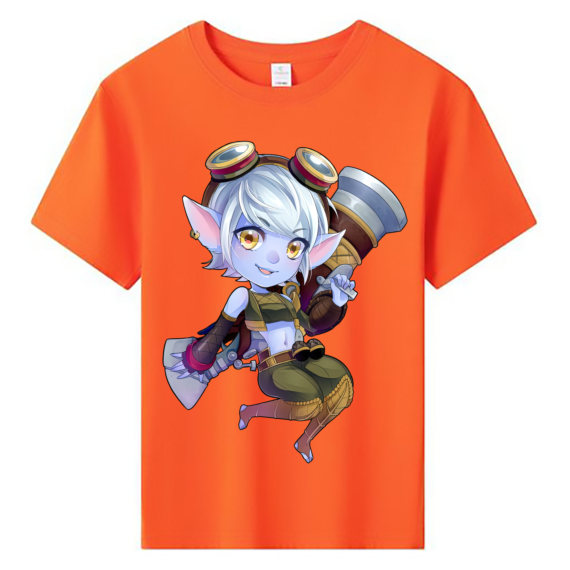 （画像用） リーグ・オブ・レジェンド League of Legends LOL 綿100％キッズTシャツ（フロントプリント）