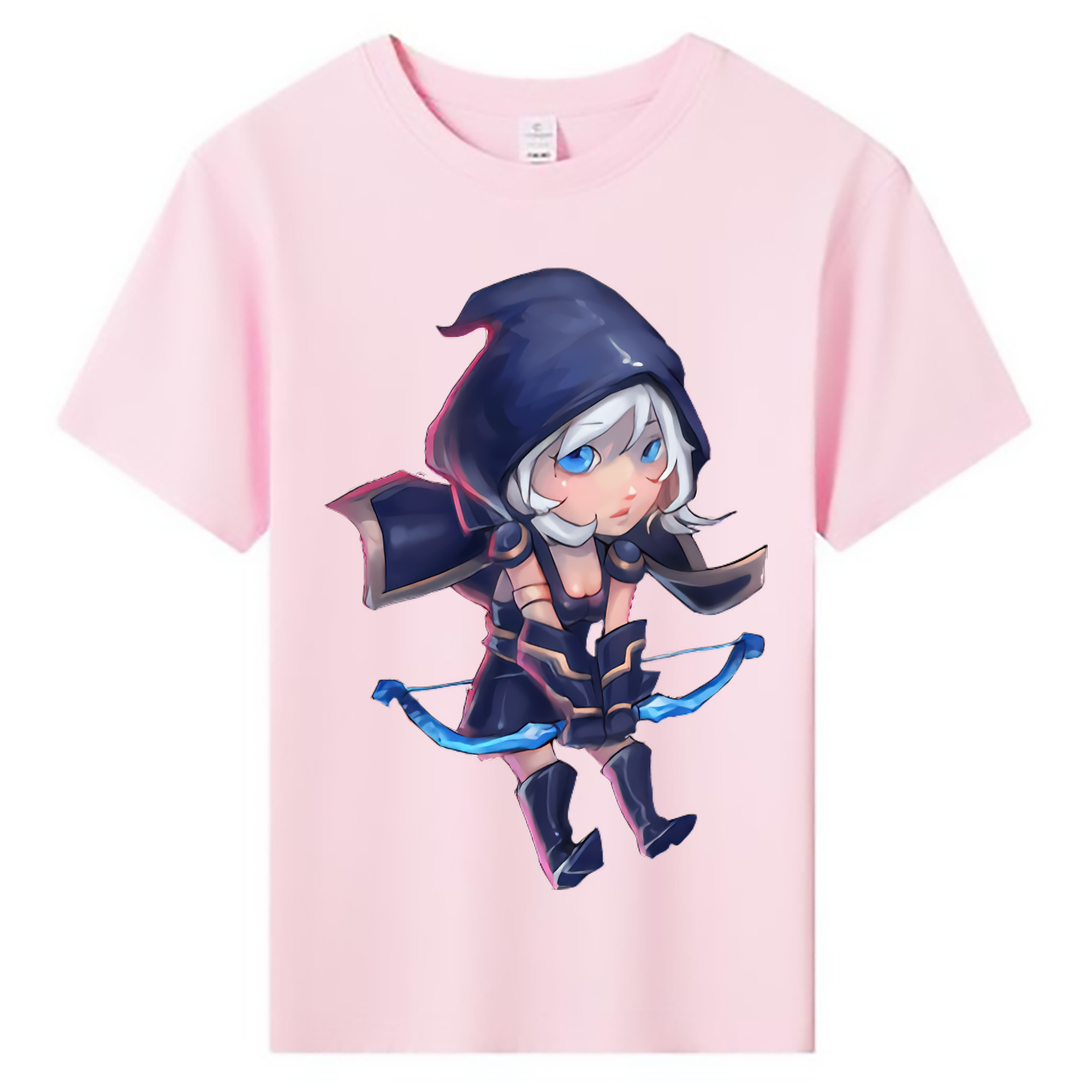 （画像用） リーグ・オブ・レジェンド League of Legends LOL 綿100％キッズTシャツ（フロントプリント）