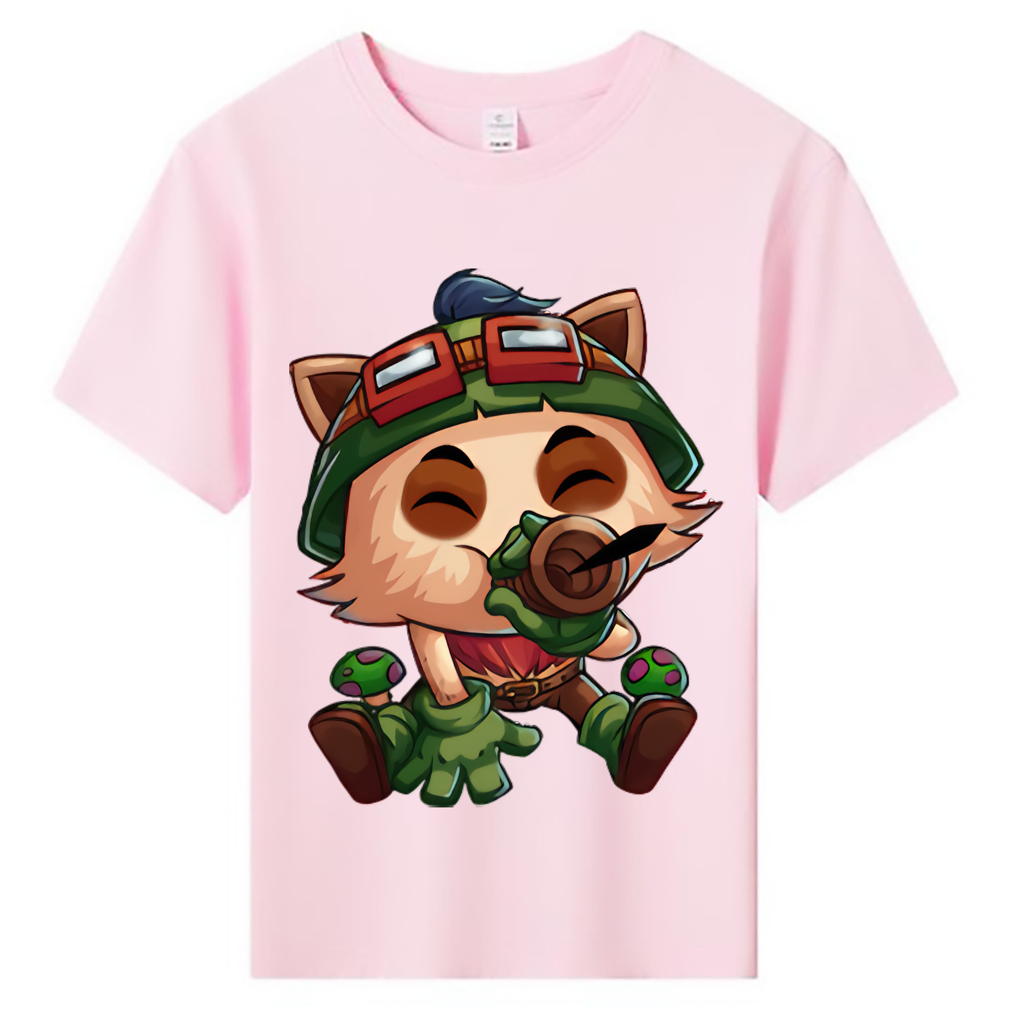 （画像用） リーグ・オブ・レジェンド League of Legends LOL 綿100％キッズTシャツ（フロントプリント）