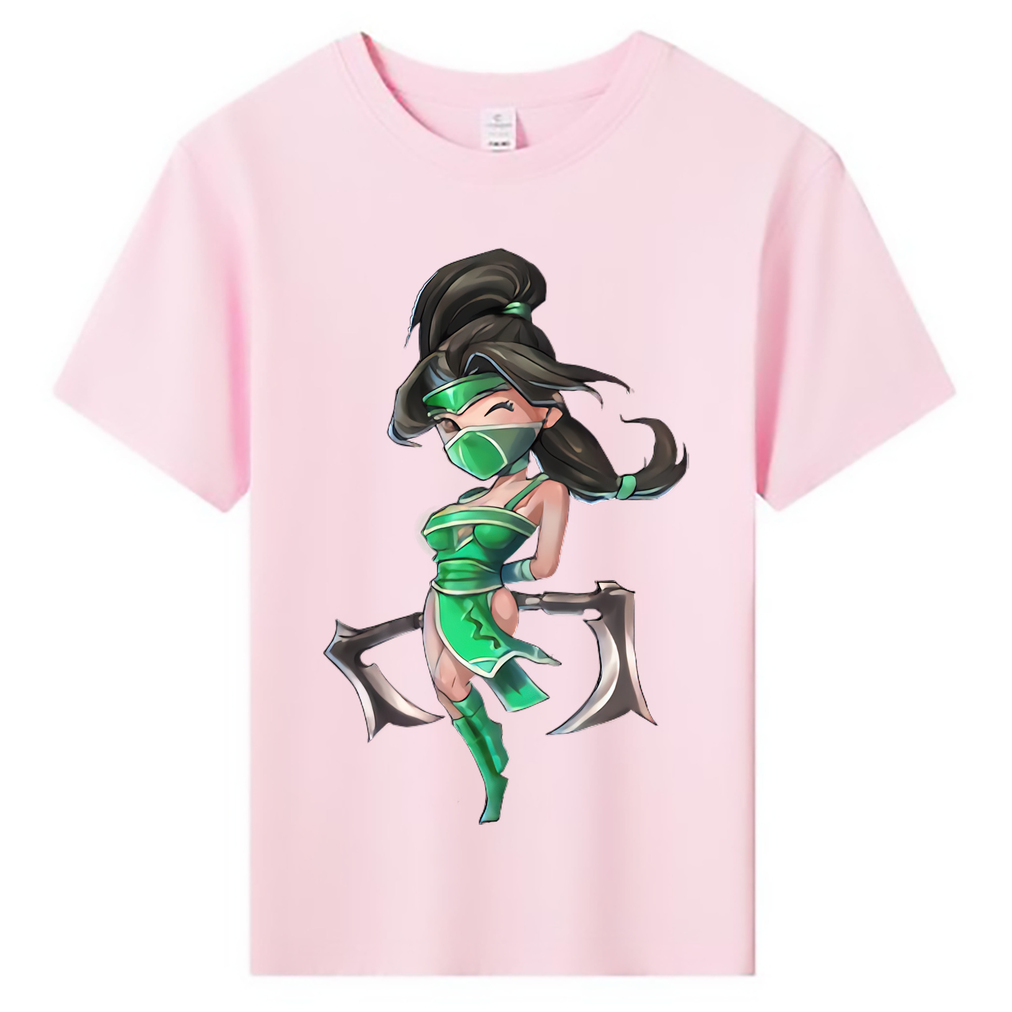 （画像用） リーグ・オブ・レジェンド League of Legends LOL 綿100％キッズTシャツ（フロントプリント）
