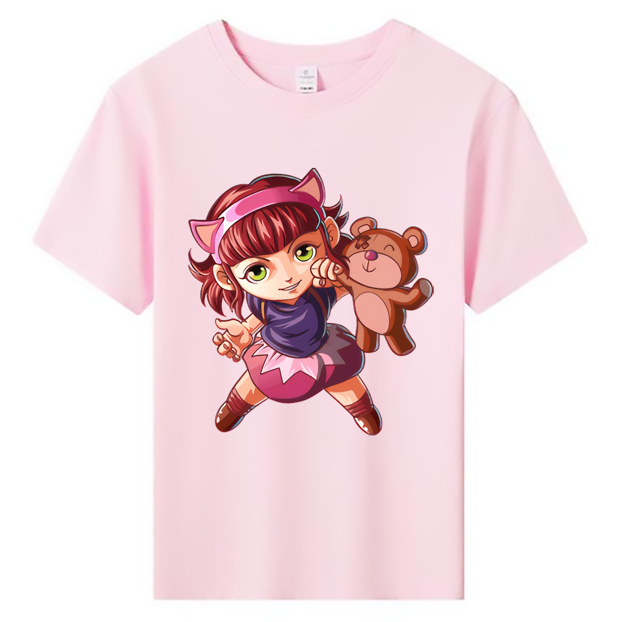 （画像用） リーグ・オブ・レジェンド League of Legends LOL 綿100％キッズTシャツ（フロントプリント）