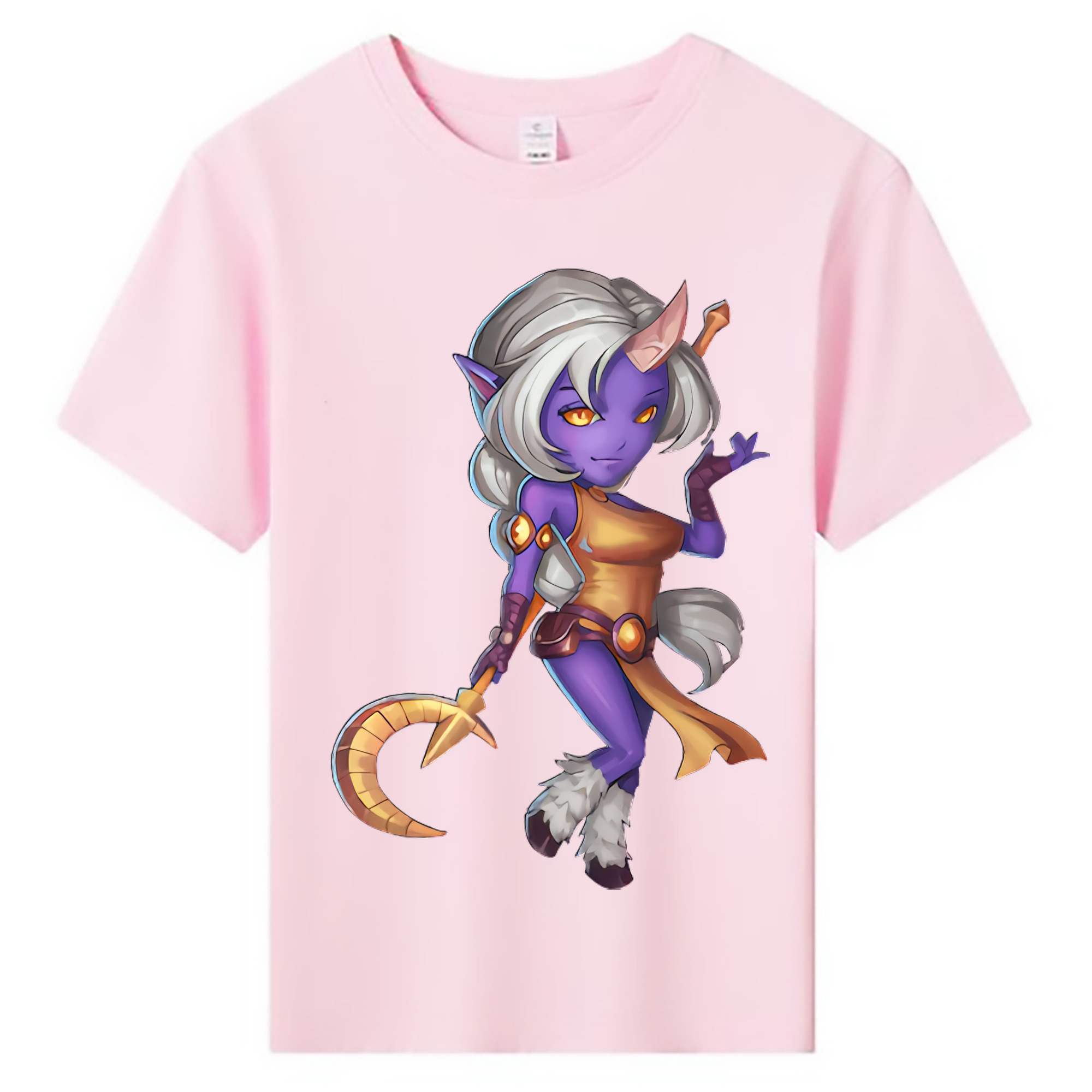 （画像用） リーグ・オブ・レジェンド League of Legends LOL 綿100％キッズTシャツ（フロントプリント）
