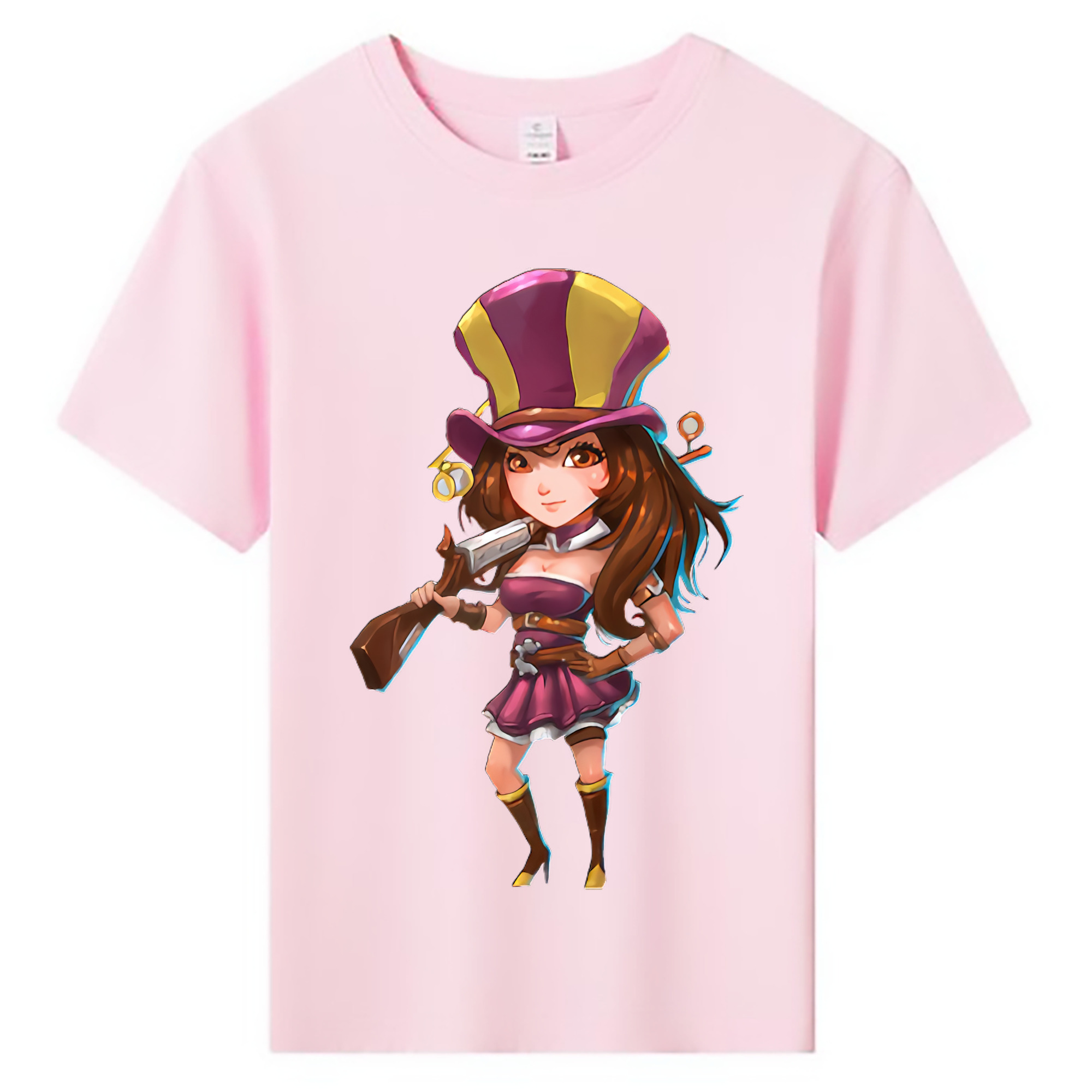（画像用） リーグ・オブ・レジェンド League of Legends LOL 綿100％キッズTシャツ（フロントプリント）