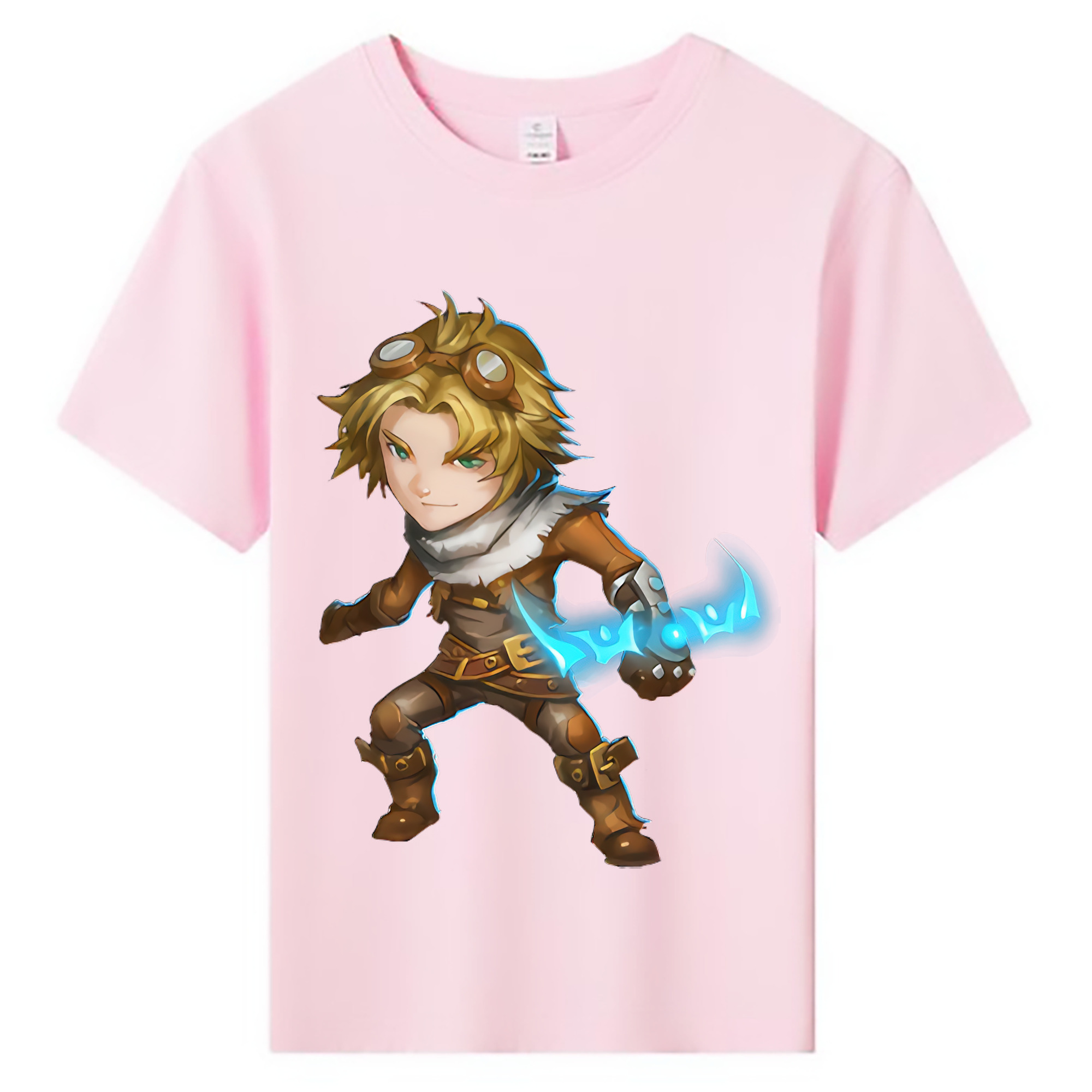 （画像用） リーグ・オブ・レジェンド League of Legends LOL 綿100％キッズTシャツ（フロントプリント）