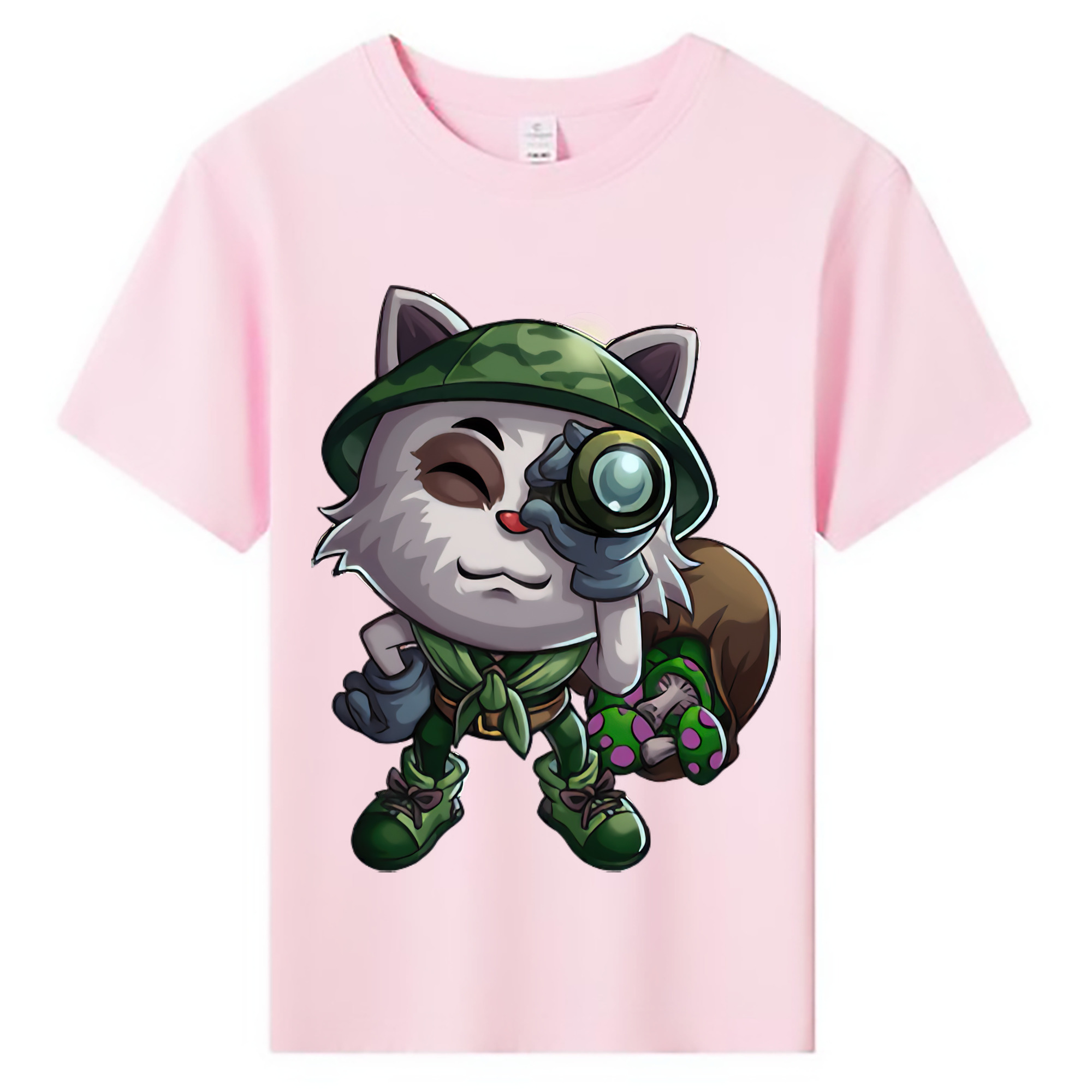（画像用） リーグ・オブ・レジェンド League of Legends LOL 綿100％キッズTシャツ（フロントプリント）