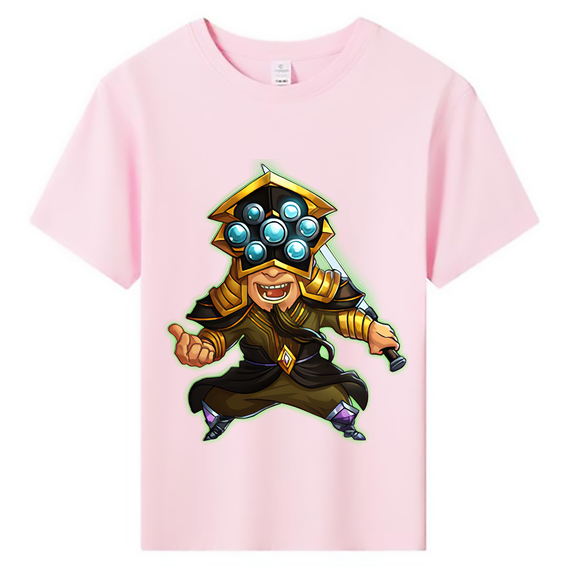 （画像用） リーグ・オブ・レジェンド League of Legends LOL 綿100％キッズTシャツ（フロントプリント）