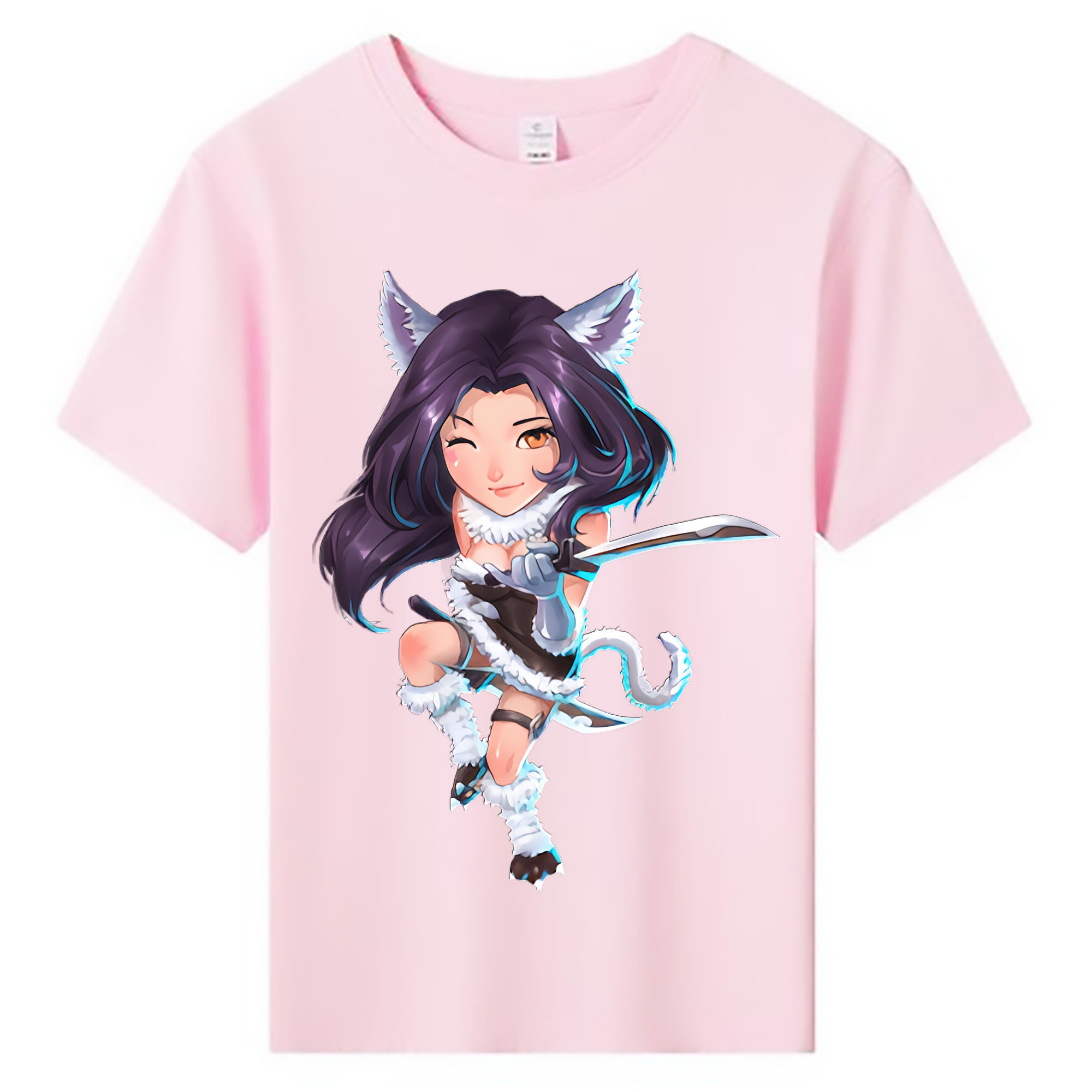 （画像用） リーグ・オブ・レジェンド League of Legends LOL 綿100％キッズTシャツ（フロントプリント）