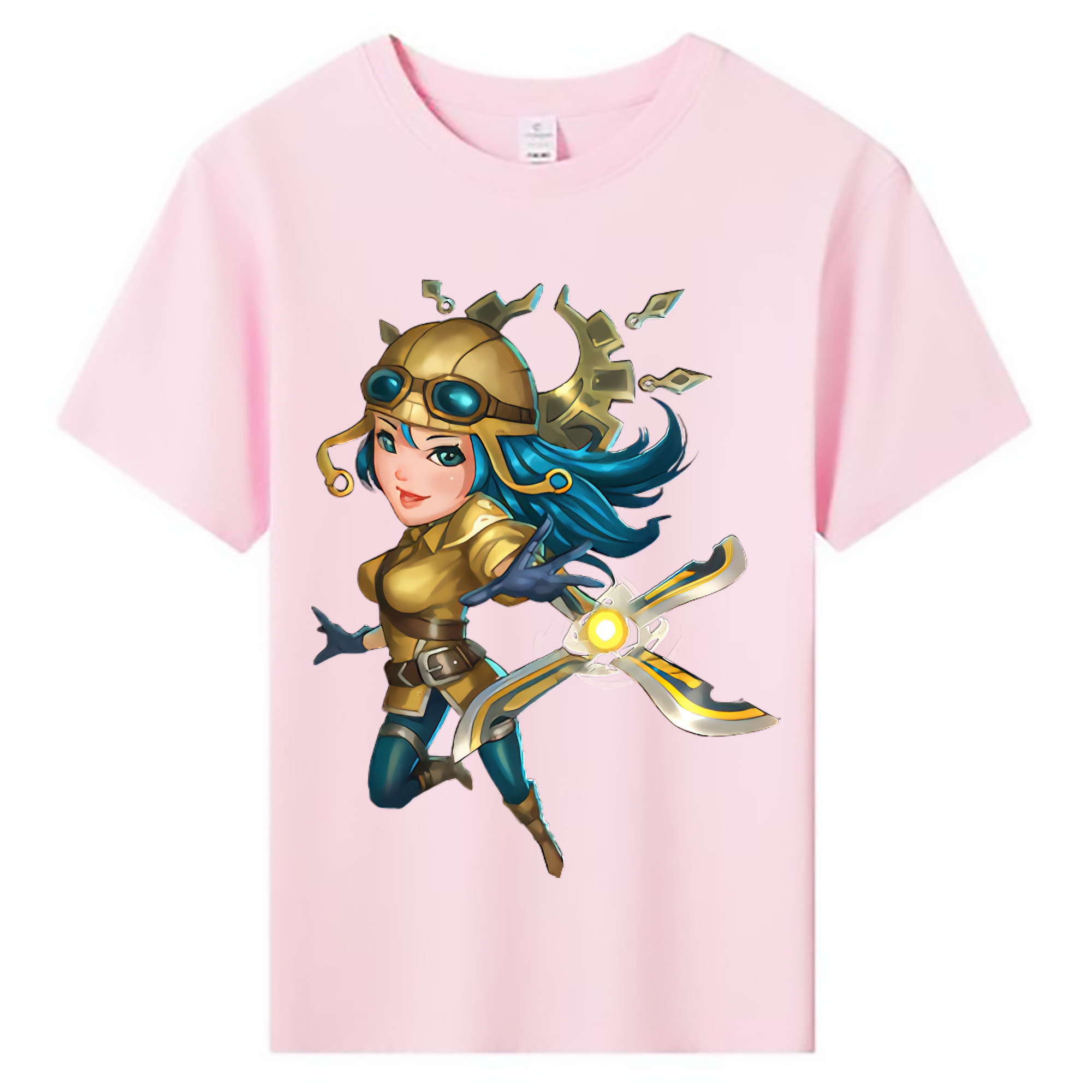 （画像用） リーグ・オブ・レジェンド League of Legends LOL 綿100％キッズTシャツ（フロントプリント）