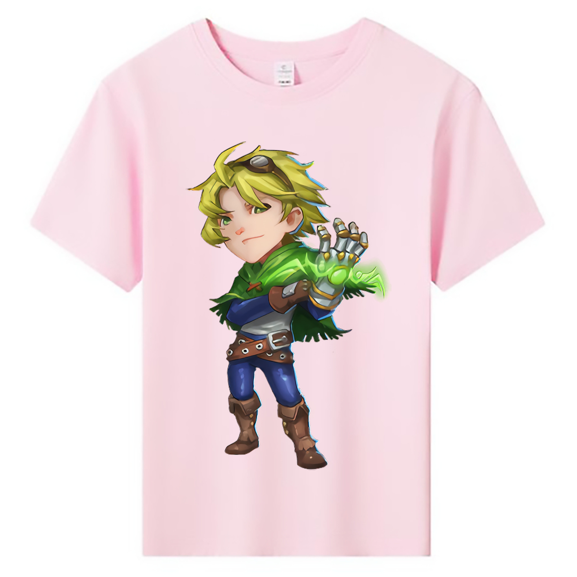 （画像用） リーグ・オブ・レジェンド League of Legends LOL 綿100％キッズTシャツ（フロントプリント）
