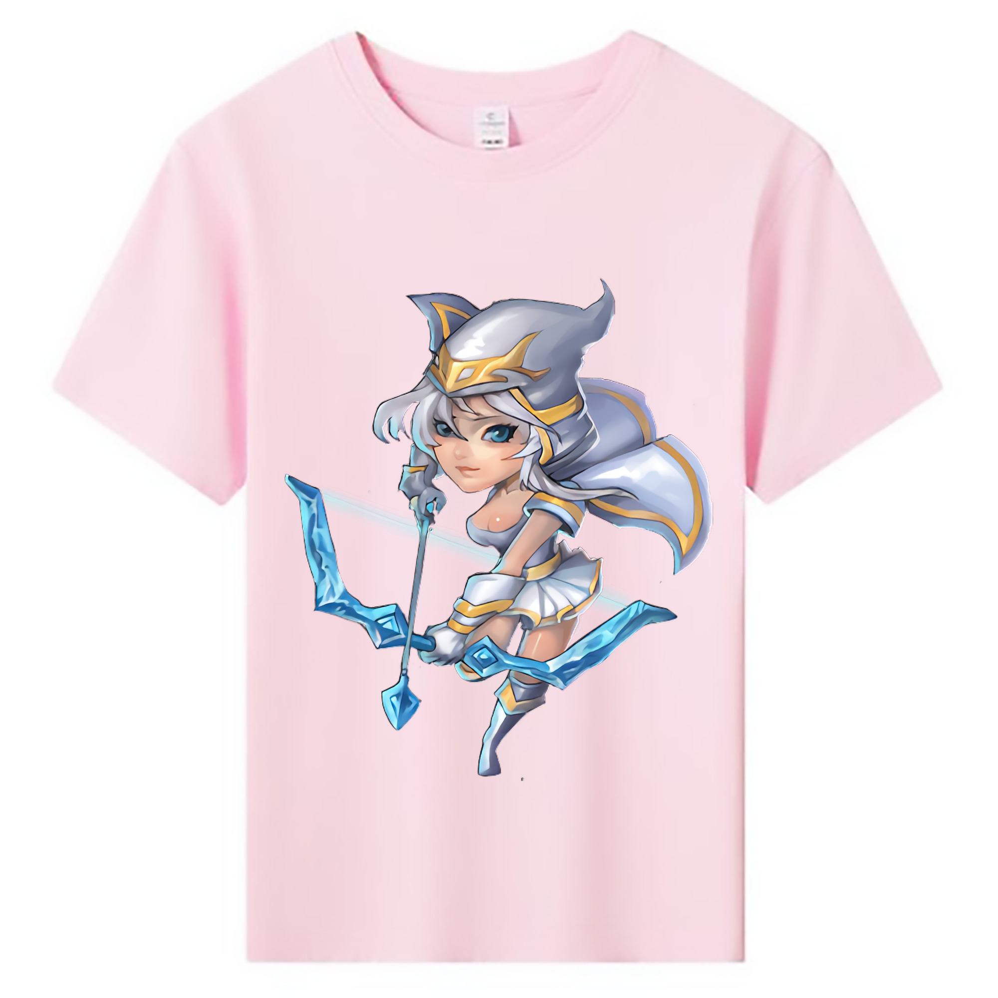 （画像用） リーグ・オブ・レジェンド League of Legends LOL 綿100％キッズTシャツ（フロントプリント）