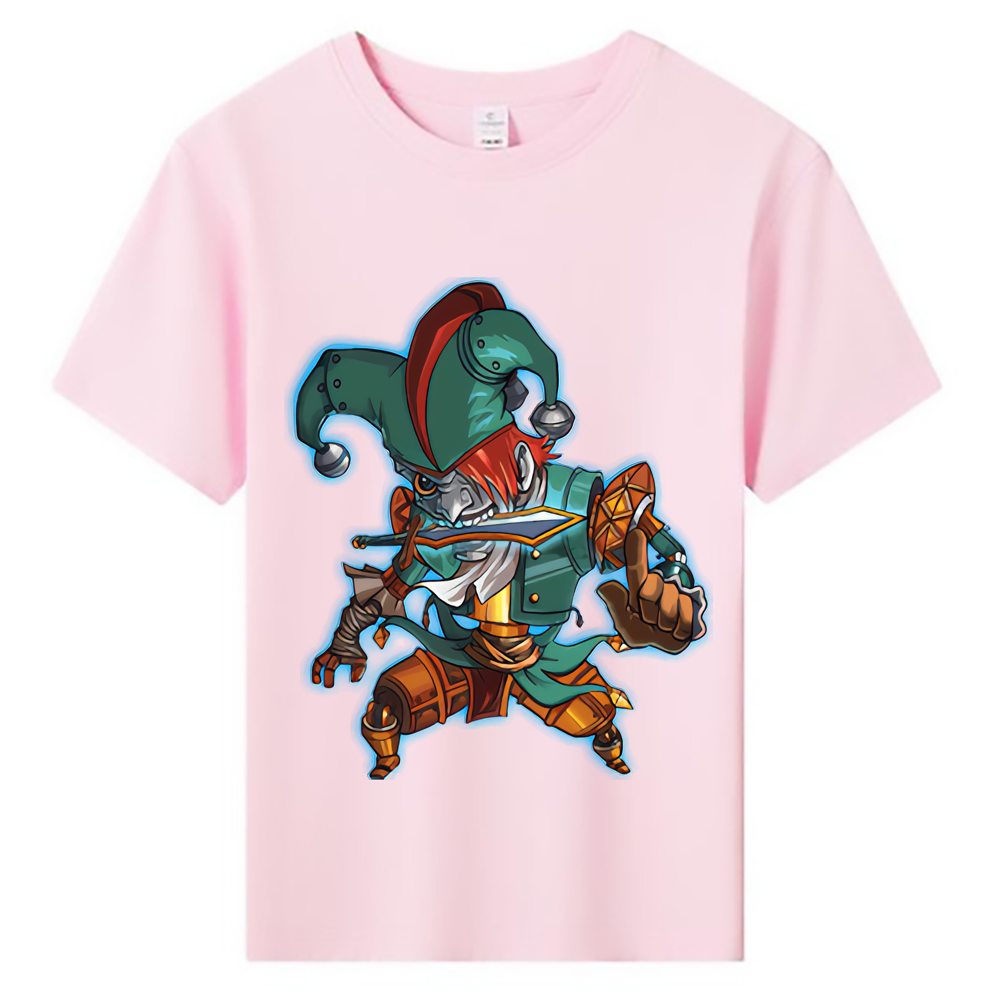 （画像用） リーグ・オブ・レジェンド League of Legends LOL 綿100％キッズTシャツ（フロントプリント）