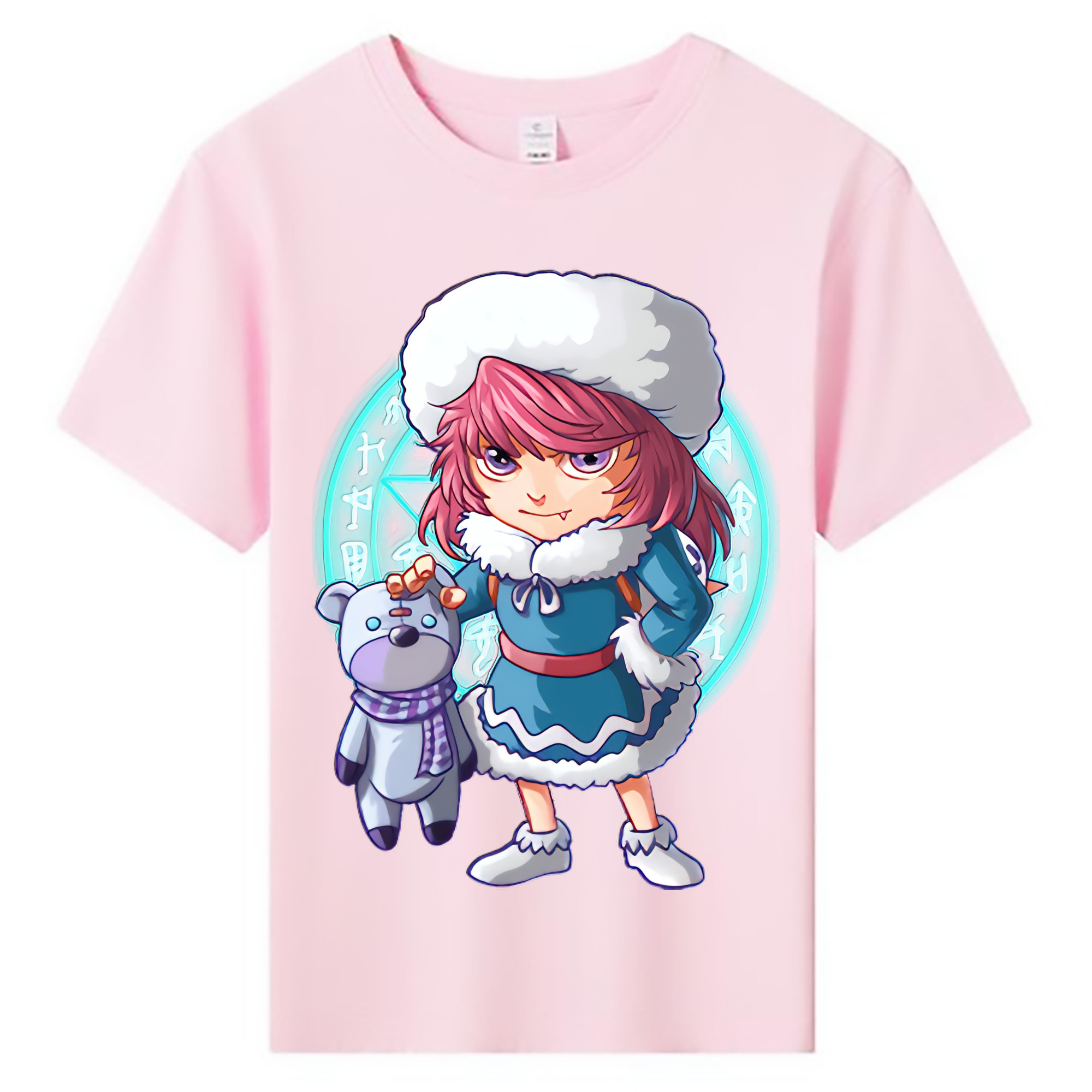 （画像用） リーグ・オブ・レジェンド League of Legends LOL 綿100％キッズTシャツ（フロントプリント）