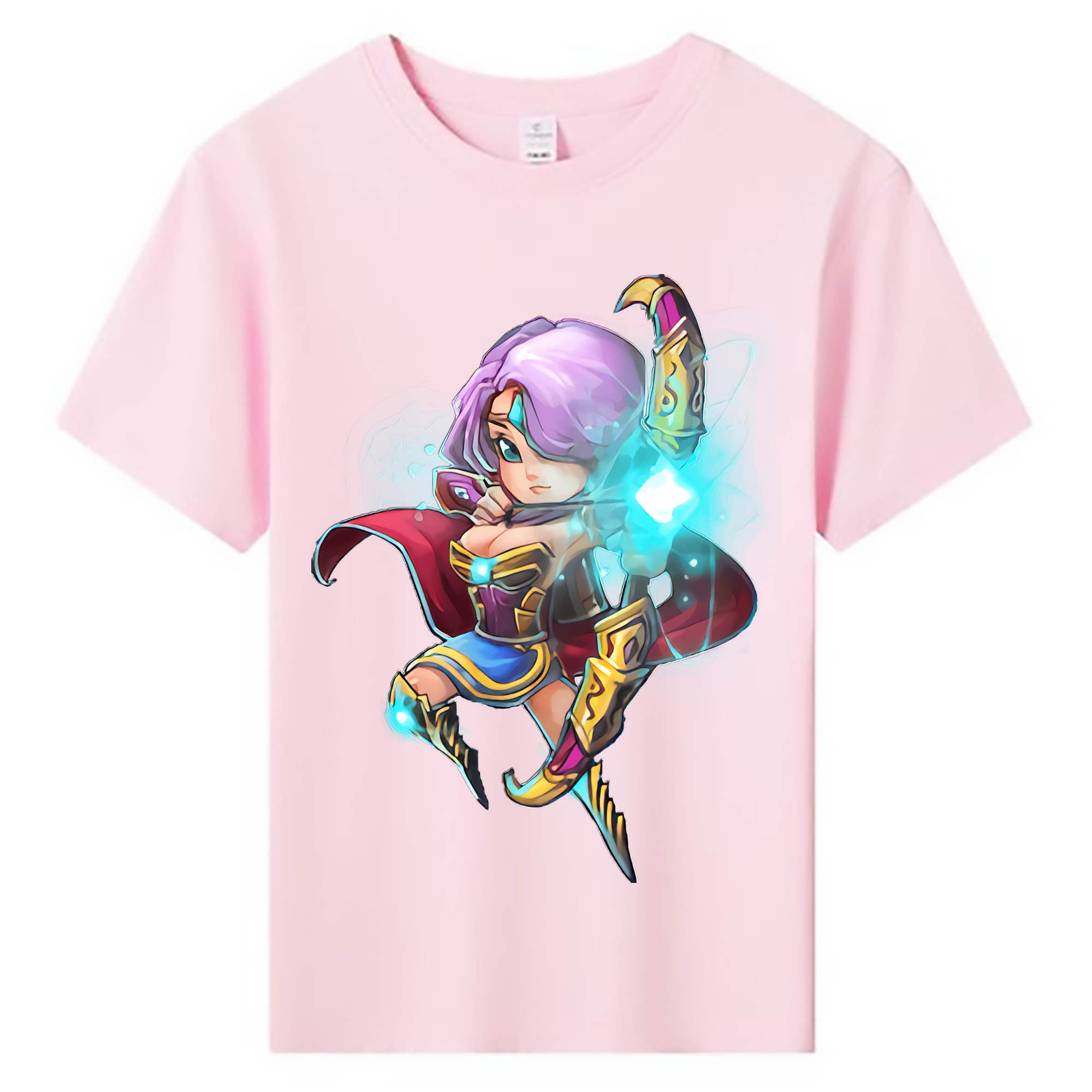 （画像用） リーグ・オブ・レジェンド League of Legends LOL 綿100％キッズTシャツ（フロントプリント）