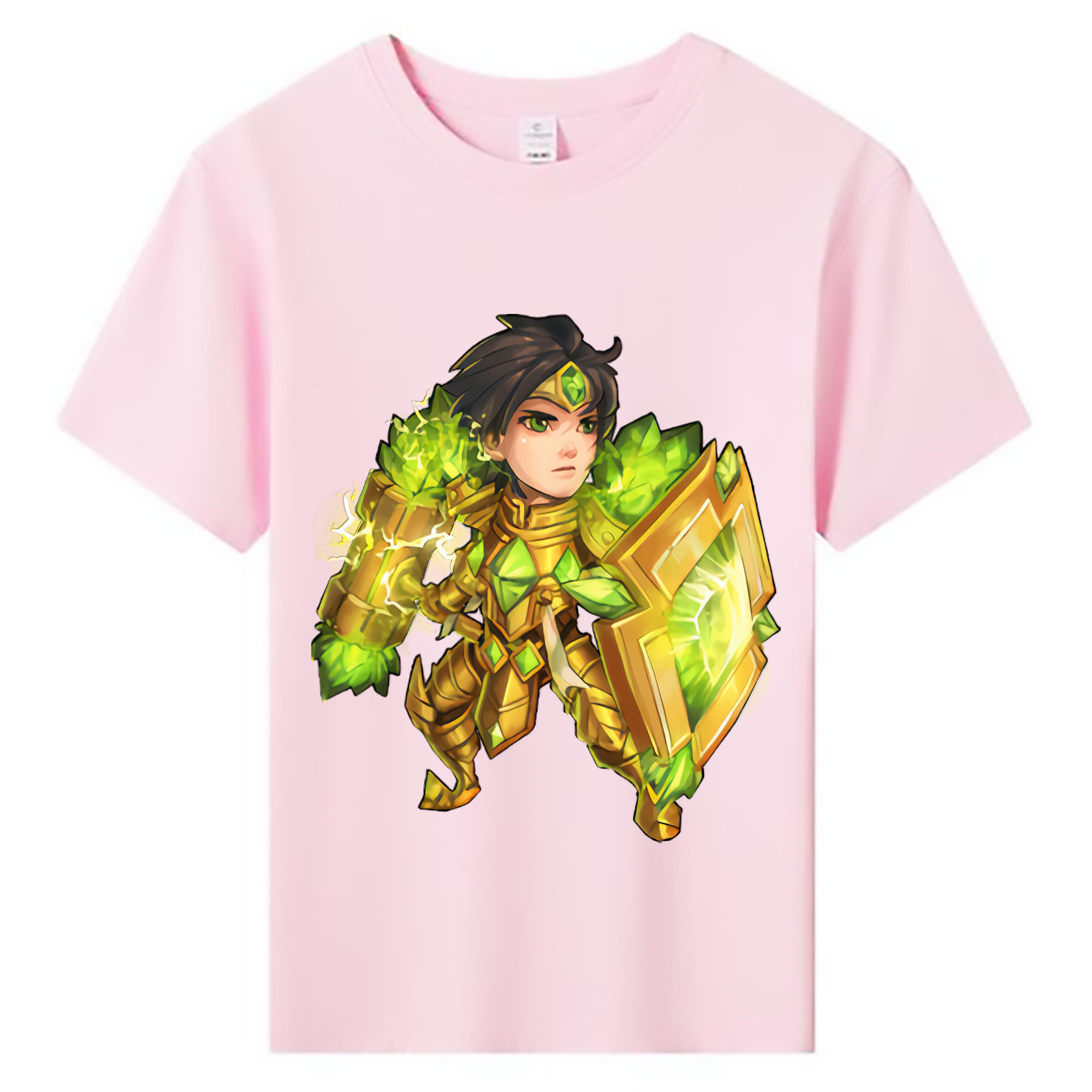 （画像用） リーグ・オブ・レジェンド League of Legends LOL 綿100％キッズTシャツ（フロントプリント）