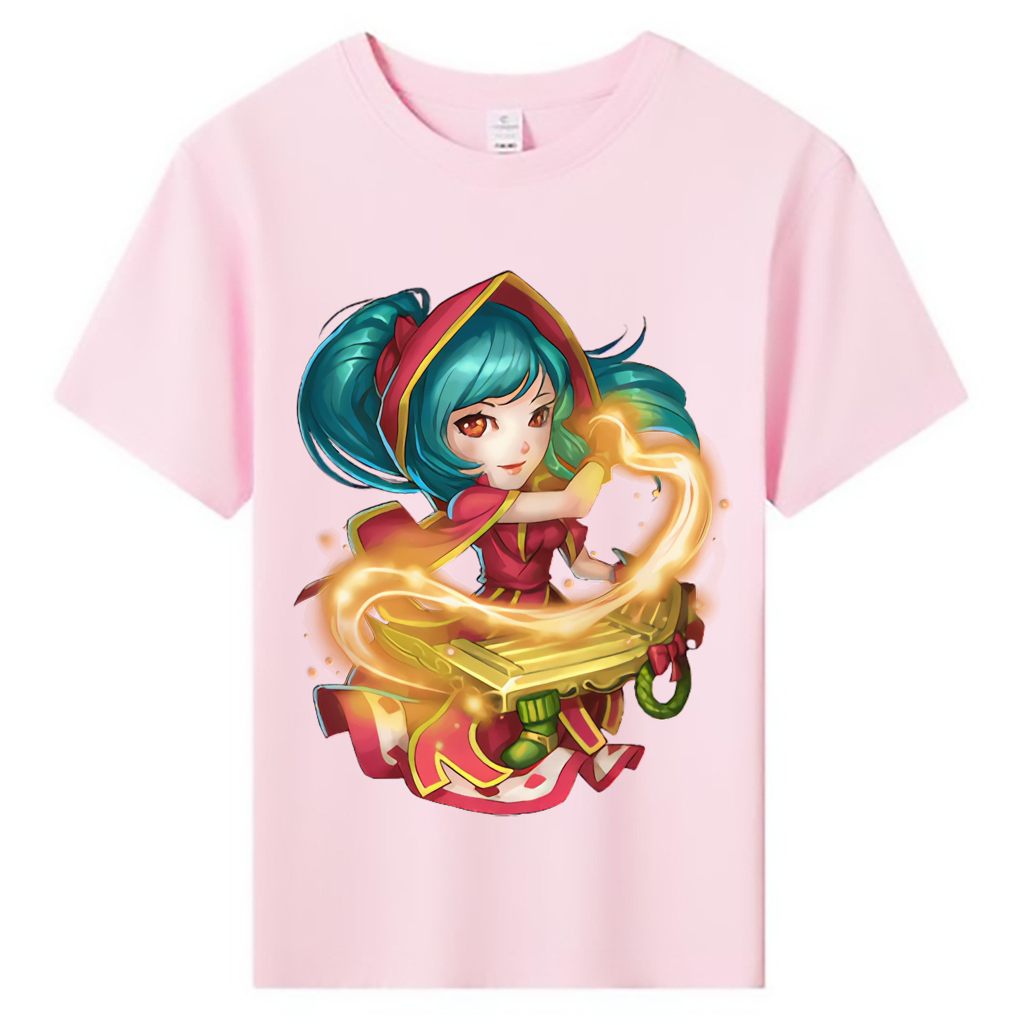 （画像用） リーグ・オブ・レジェンド League of Legends LOL 綿100％キッズTシャツ（フロントプリント）