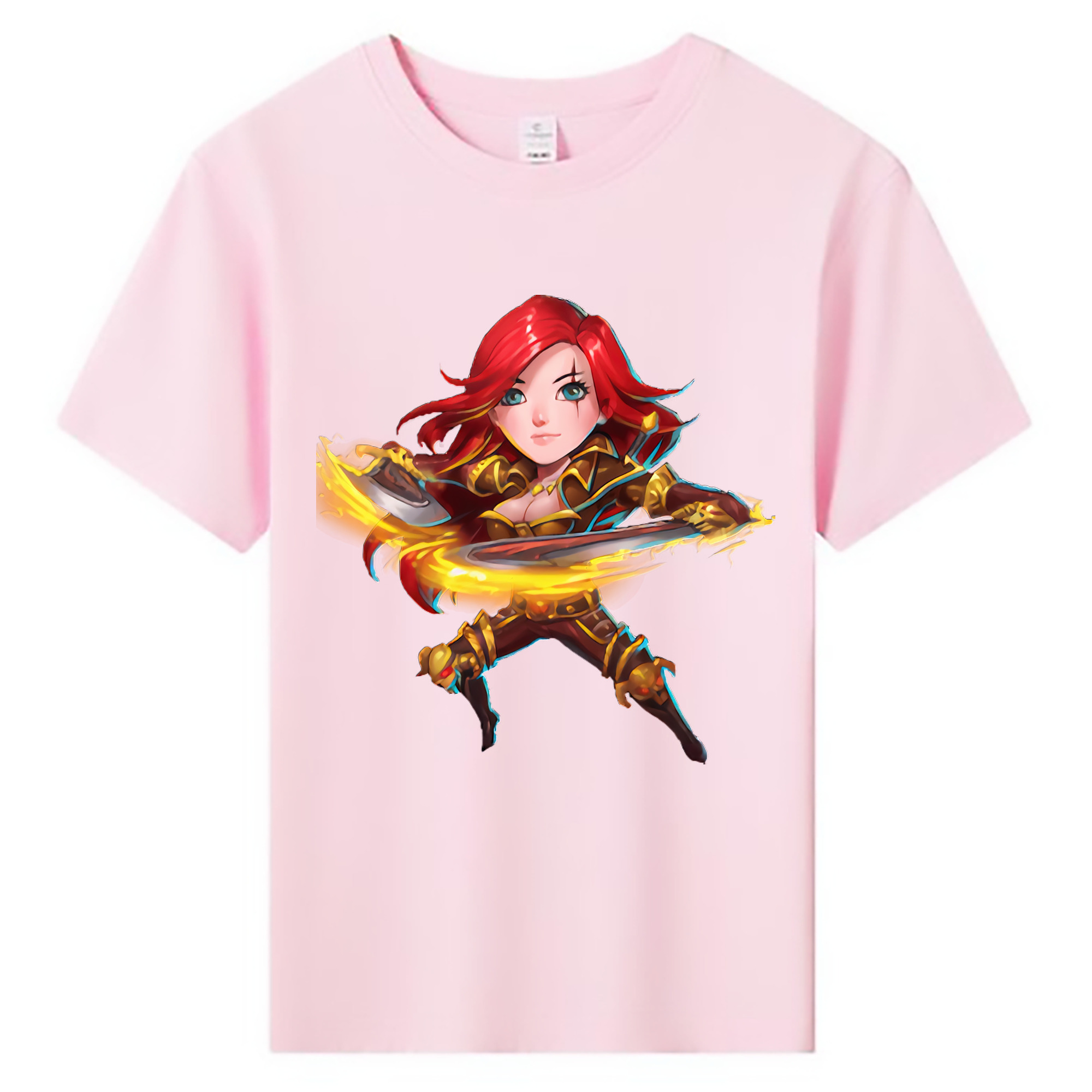 （画像用） リーグ・オブ・レジェンド League of Legends LOL 綿100％キッズTシャツ（フロントプリント）