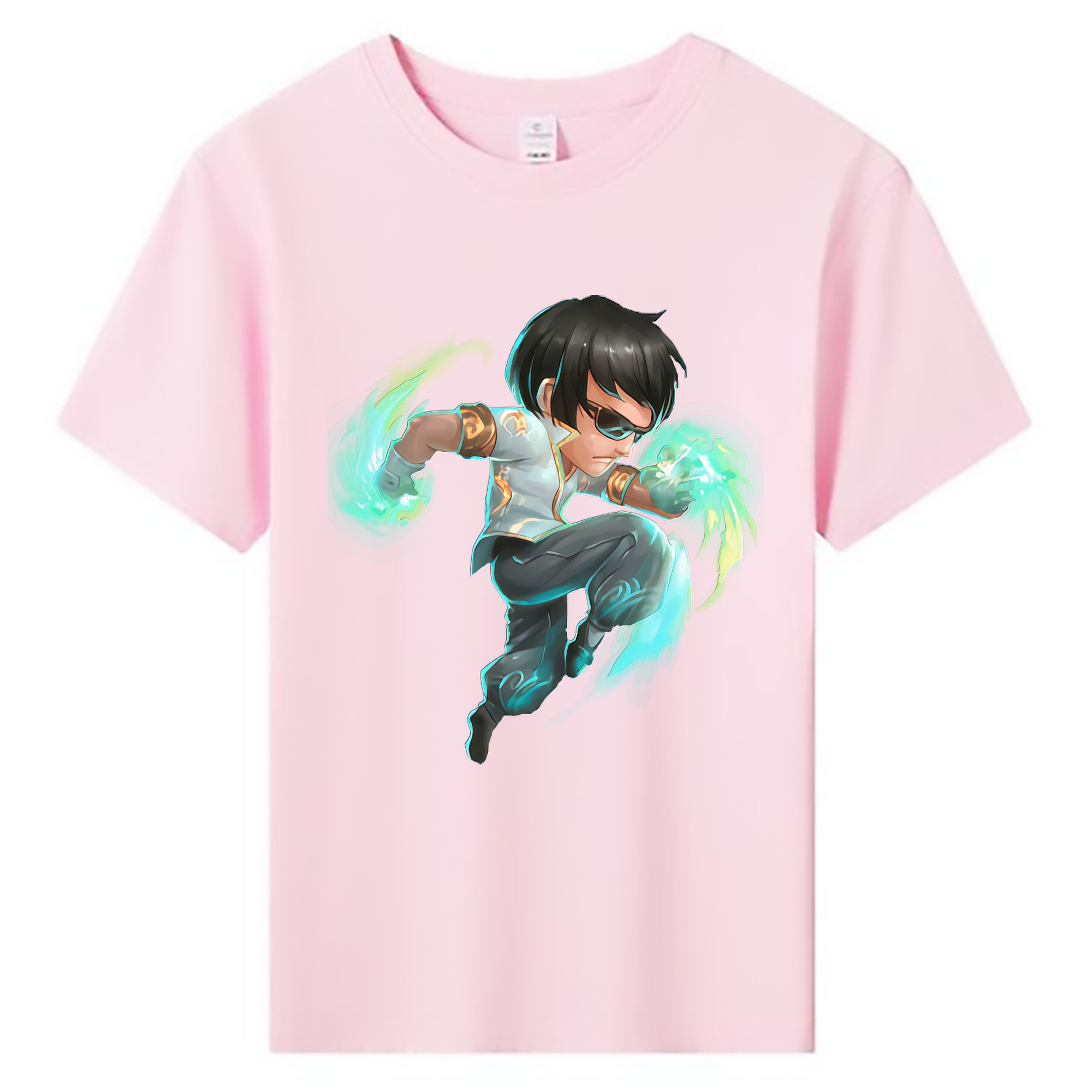（画像用） リーグ・オブ・レジェンド League of Legends LOL 綿100％キッズTシャツ（フロントプリント）