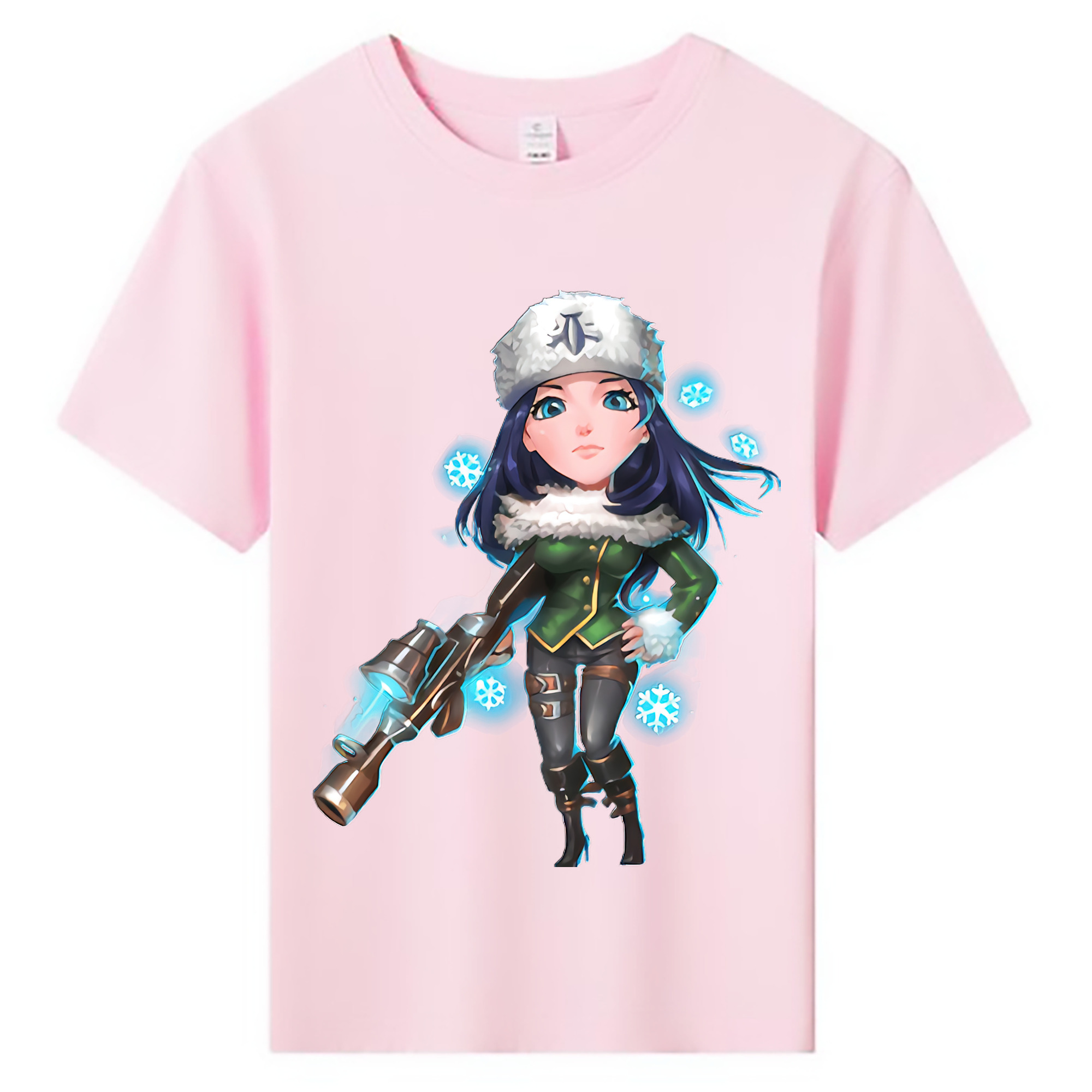 （画像用） リーグ・オブ・レジェンド League of Legends LOL 綿100％キッズTシャツ（フロントプリント）