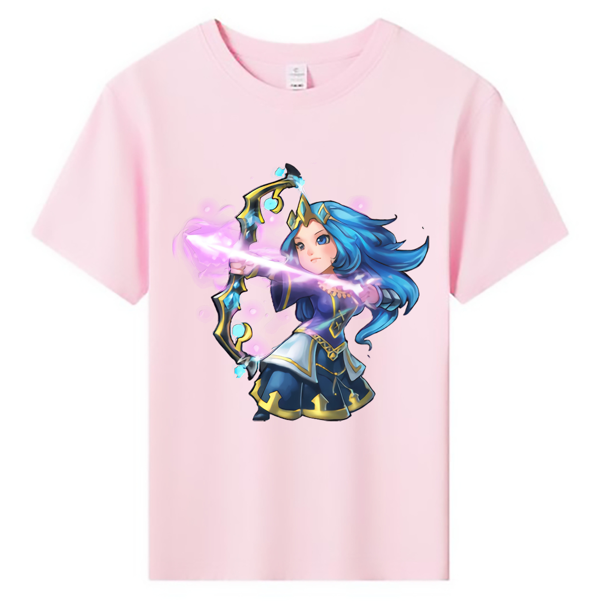 （画像用） リーグ・オブ・レジェンド League of Legends LOL 綿100％キッズTシャツ（フロントプリント）