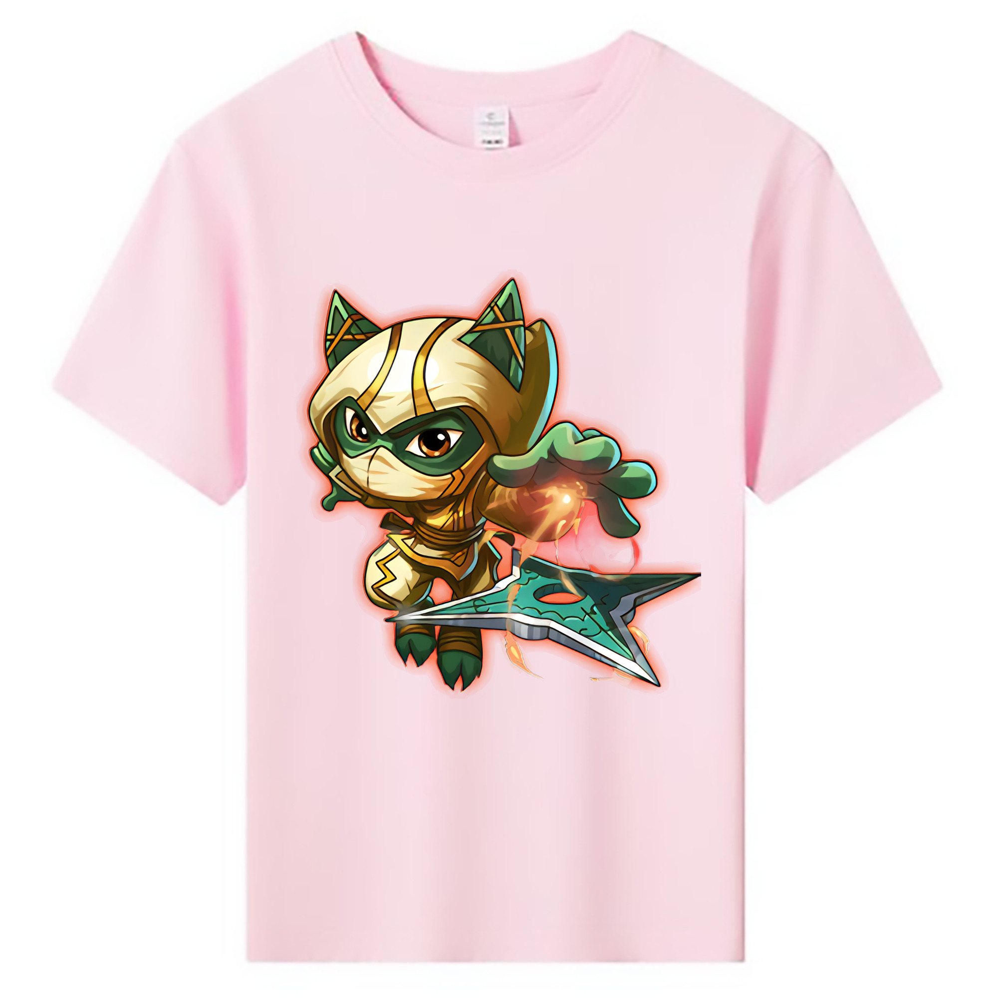 （画像用） リーグ・オブ・レジェンド League of Legends LOL 綿100％キッズTシャツ（フロントプリント）