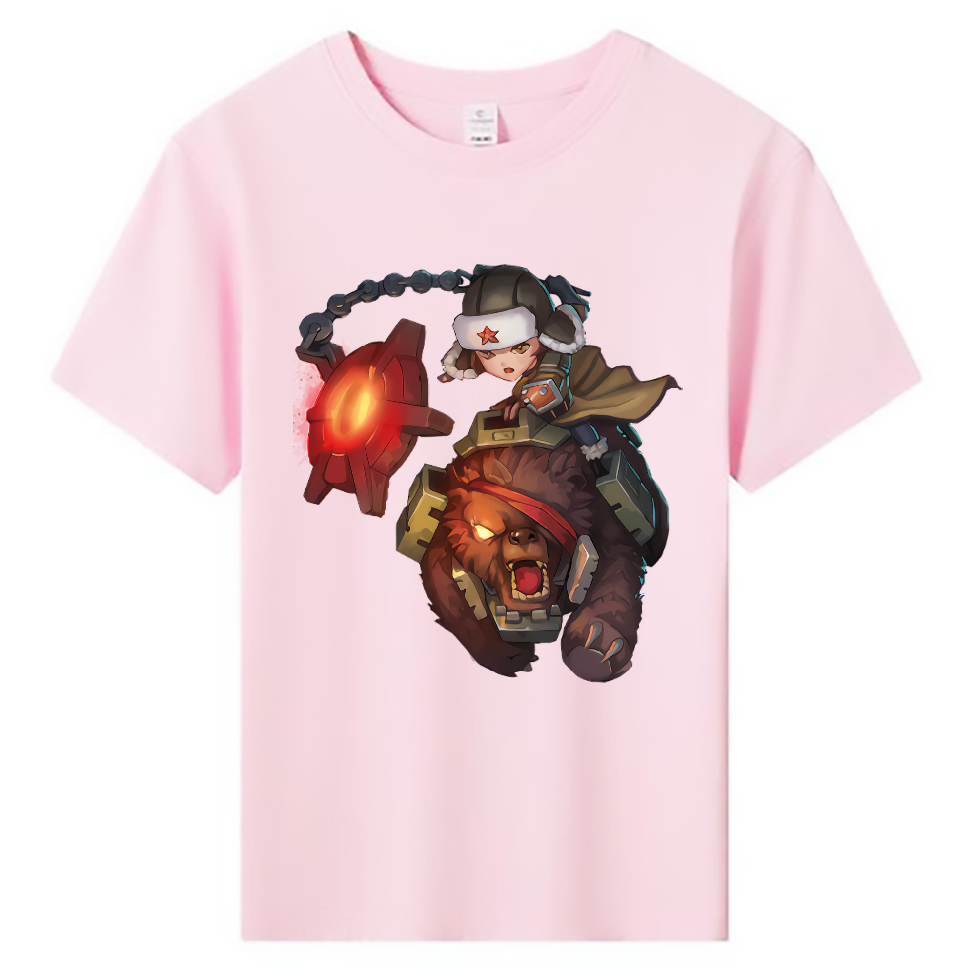 （画像用） リーグ・オブ・レジェンド League of Legends LOL 綿100％キッズTシャツ（フロントプリント）