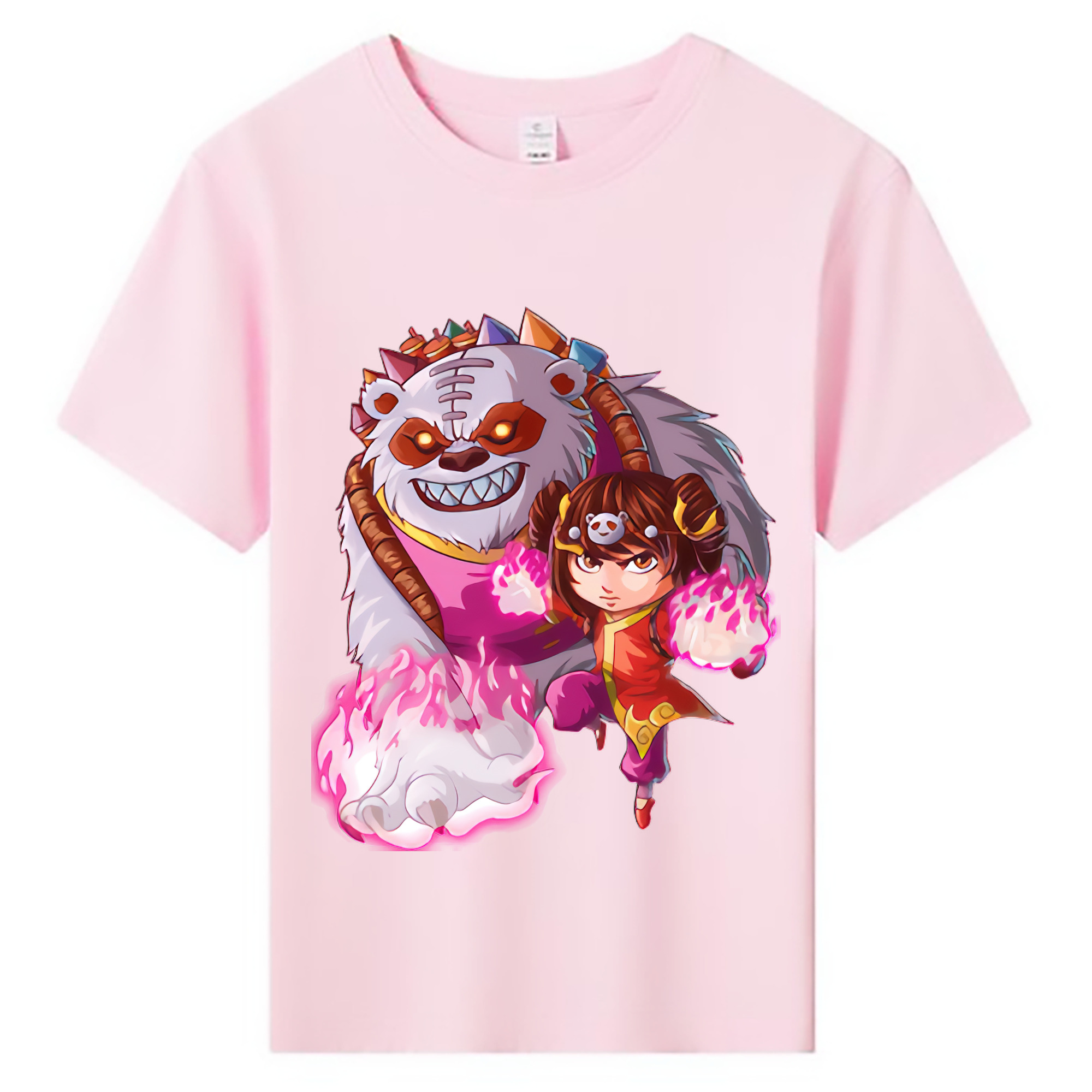 （画像用） リーグ・オブ・レジェンド League of Legends LOL 綿100％キッズTシャツ（フロントプリント）