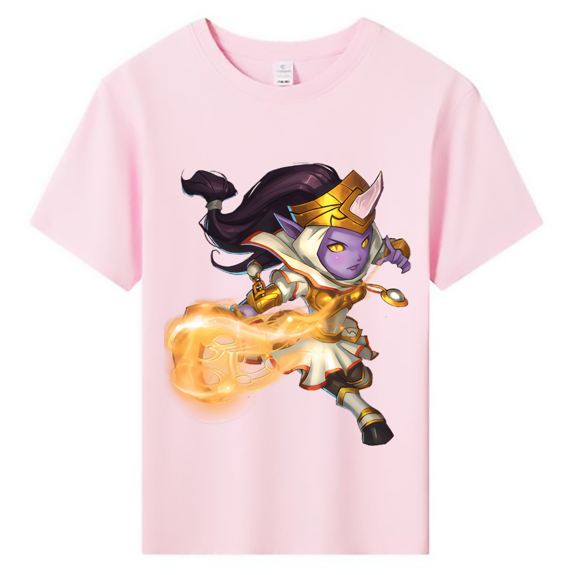 （画像用） リーグ・オブ・レジェンド League of Legends LOL 綿100％キッズTシャツ（フロントプリント）